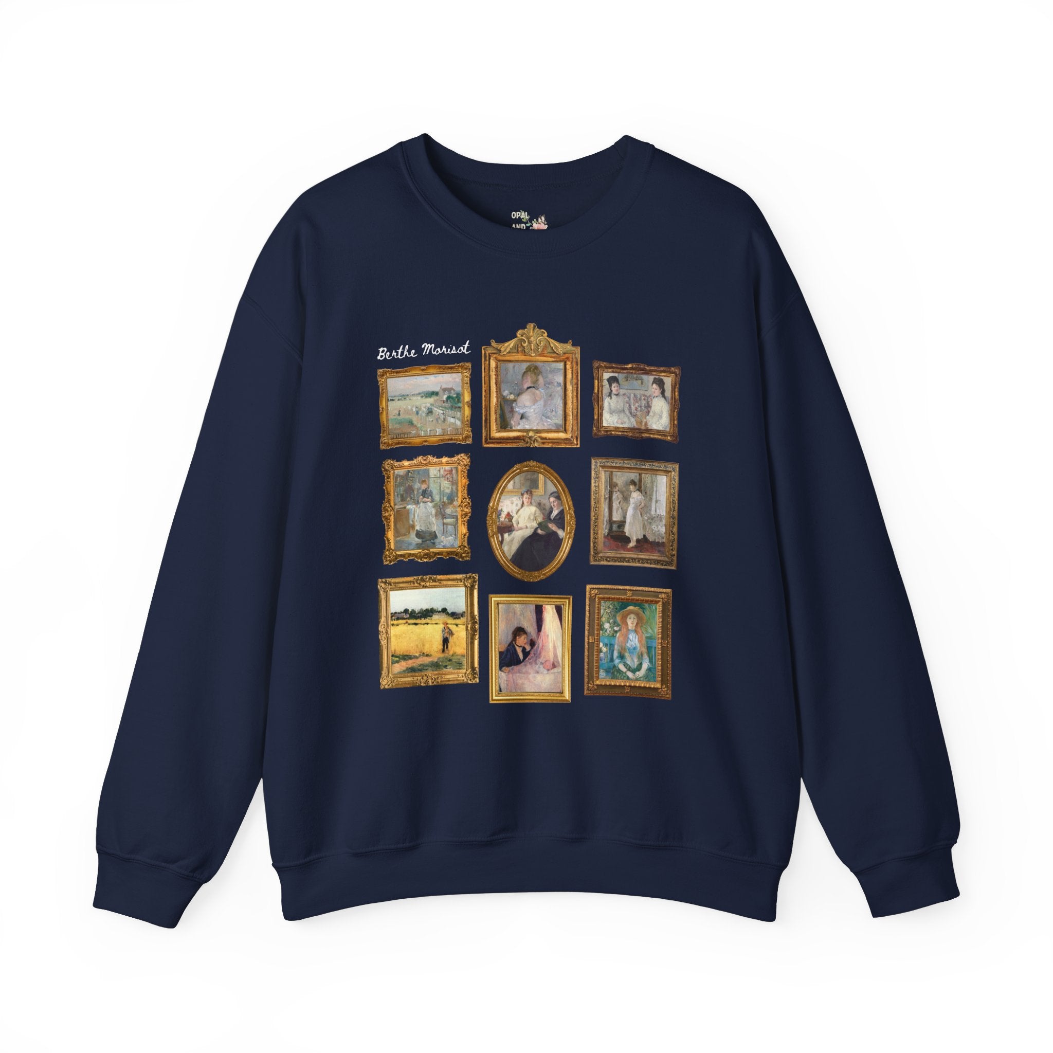 Berthe Morisot Sweatshirt: Famous Paintings, French Impressionist Movement, Gallery Wall Vibes, Humanites Major Gift, Cozy Art History Shirt - Opal and June