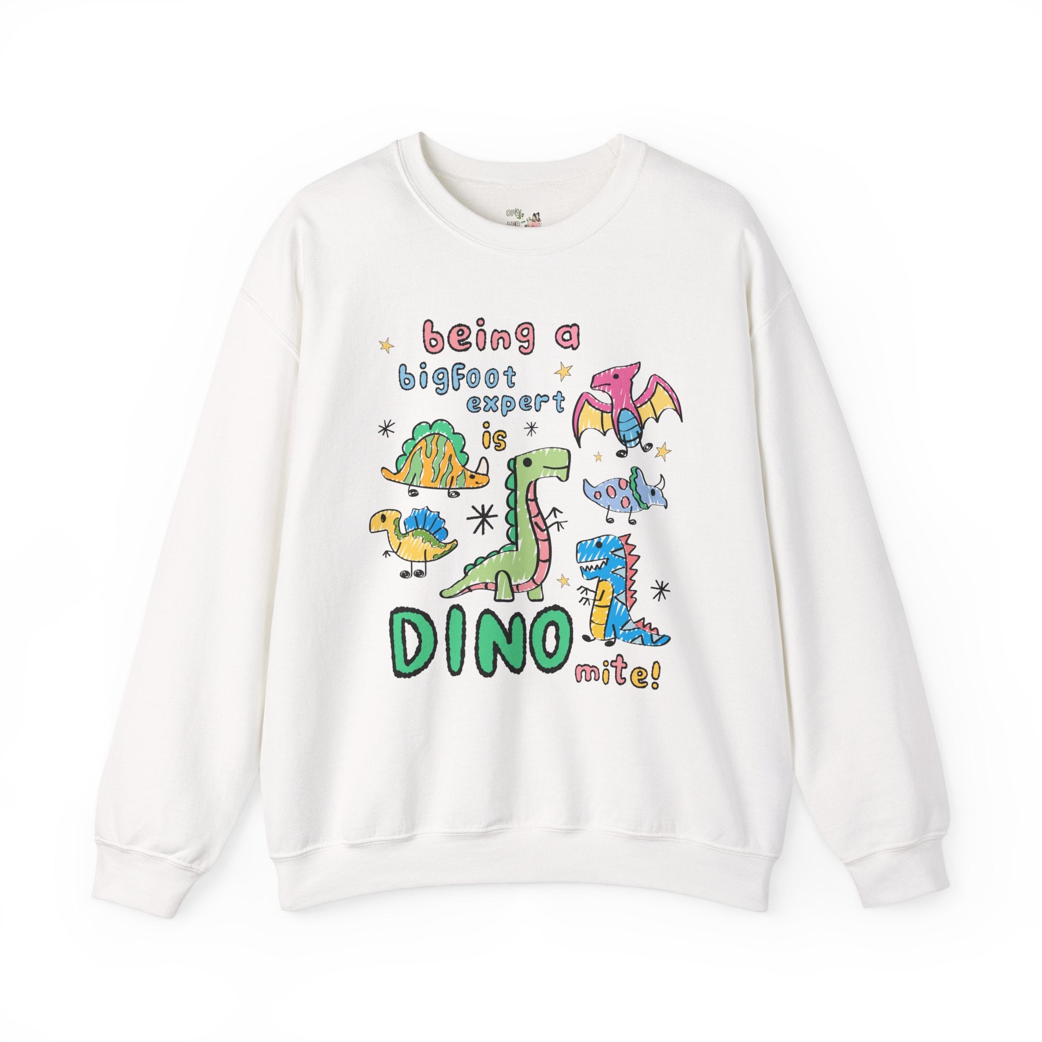 Bigfoot Expert Sweatshirt, Dinosaur Lover Who Loves Sasquatch, Funny Saying Birthday Gift, Mythical Creature, Famous American Folklore Shirt - Opal and June
