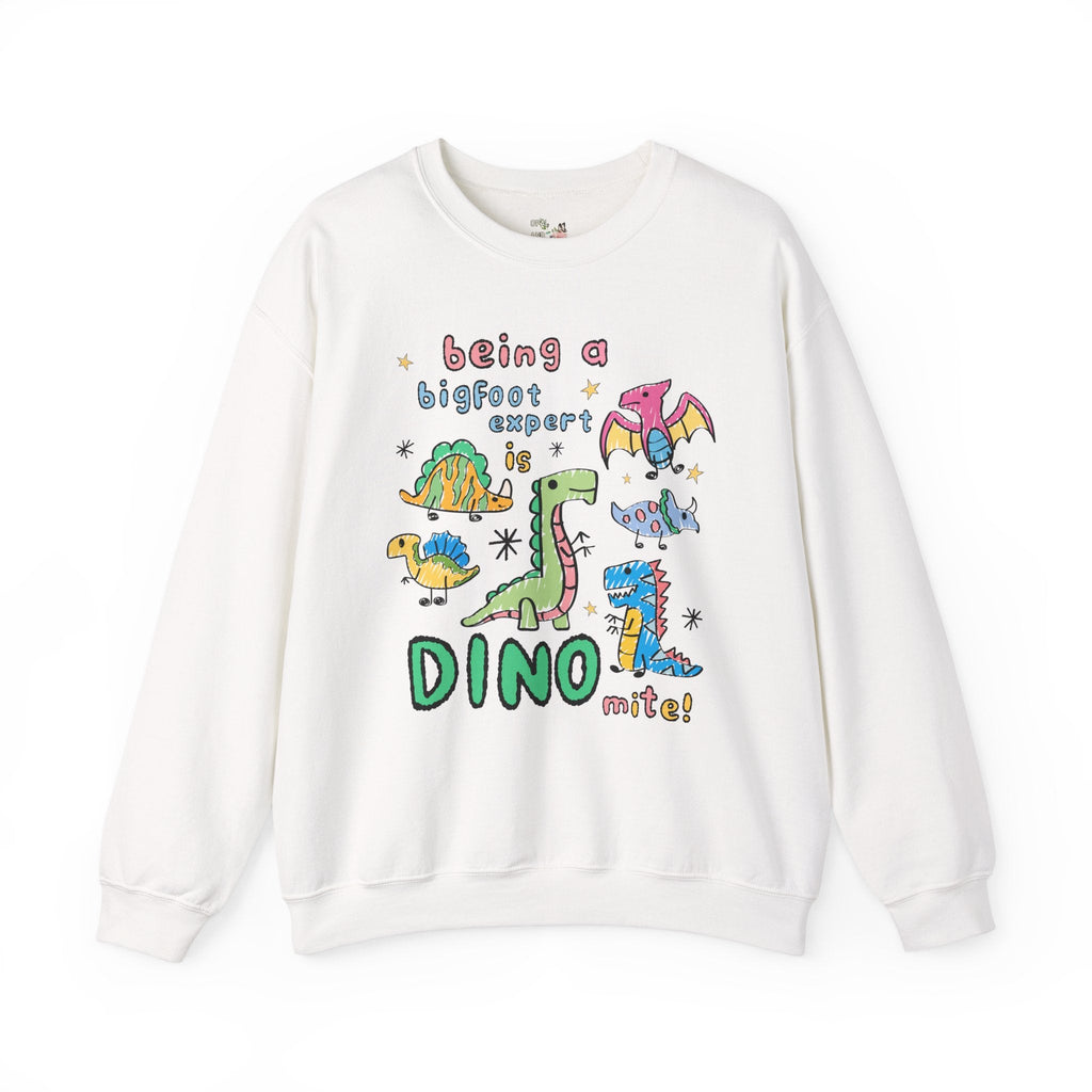 Bigfoot Expert Sweatshirt, Dinosaur Lover Who Loves Sasquatch, Funny Saying Birthday Gift, Mythical Creature, Famous American Folklore Shirt - Opal and June