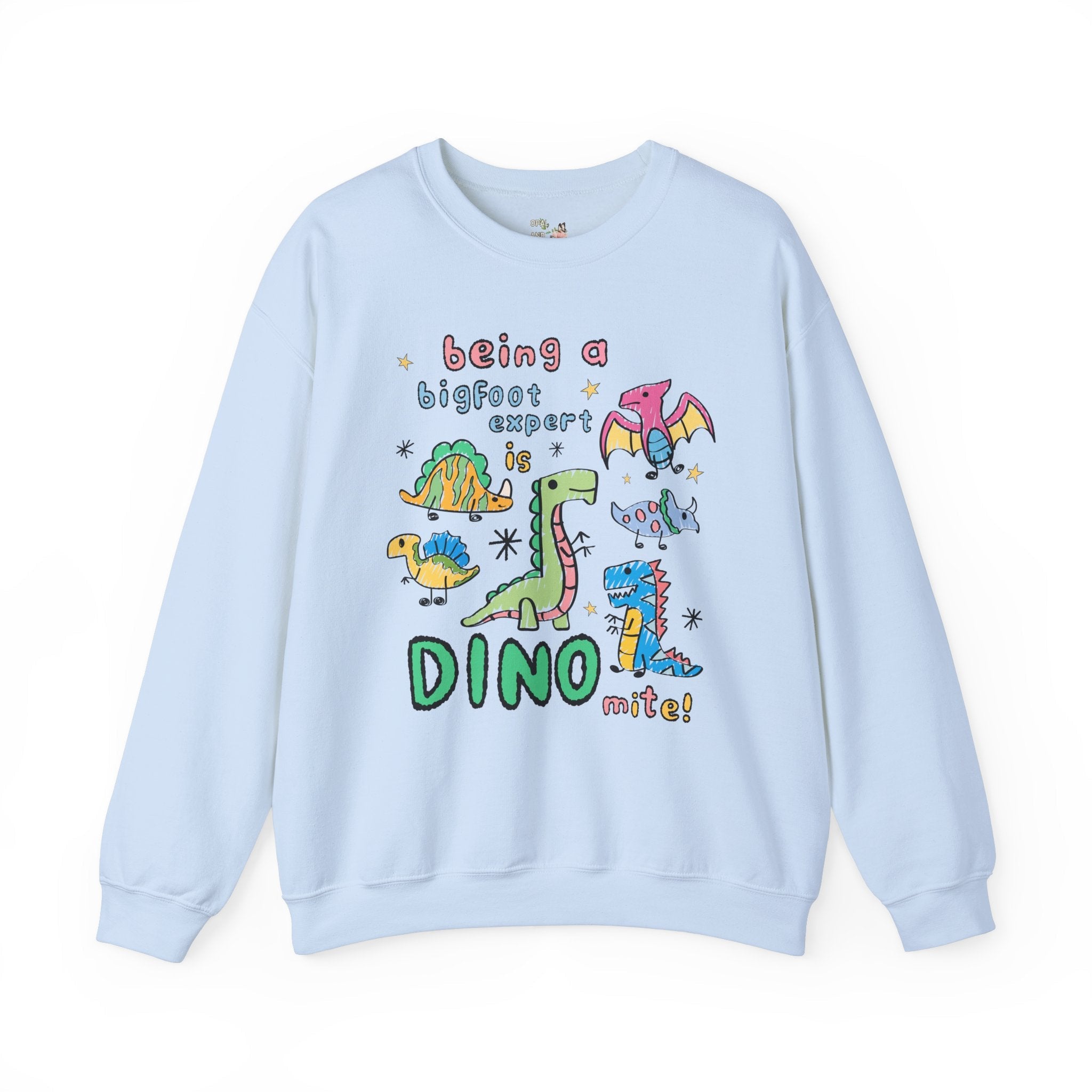 Bigfoot Expert Sweatshirt, Dinosaur Lover Who Loves Sasquatch, Funny Saying Birthday Gift, Mythical Creature, Famous American Folklore Shirt - Opal and June
