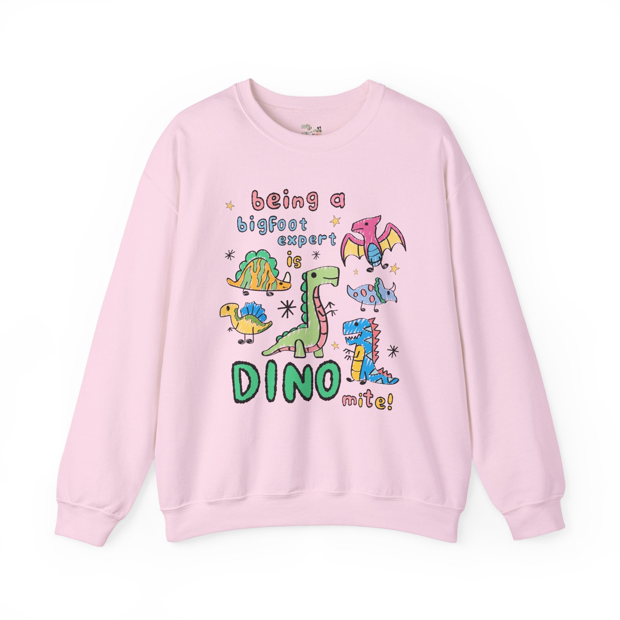 Bigfoot Expert Sweatshirt, Dinosaur Lover Who Loves Sasquatch, Funny Saying Birthday Gift, Mythical Creature, Famous American Folklore Shirt - Opal and June