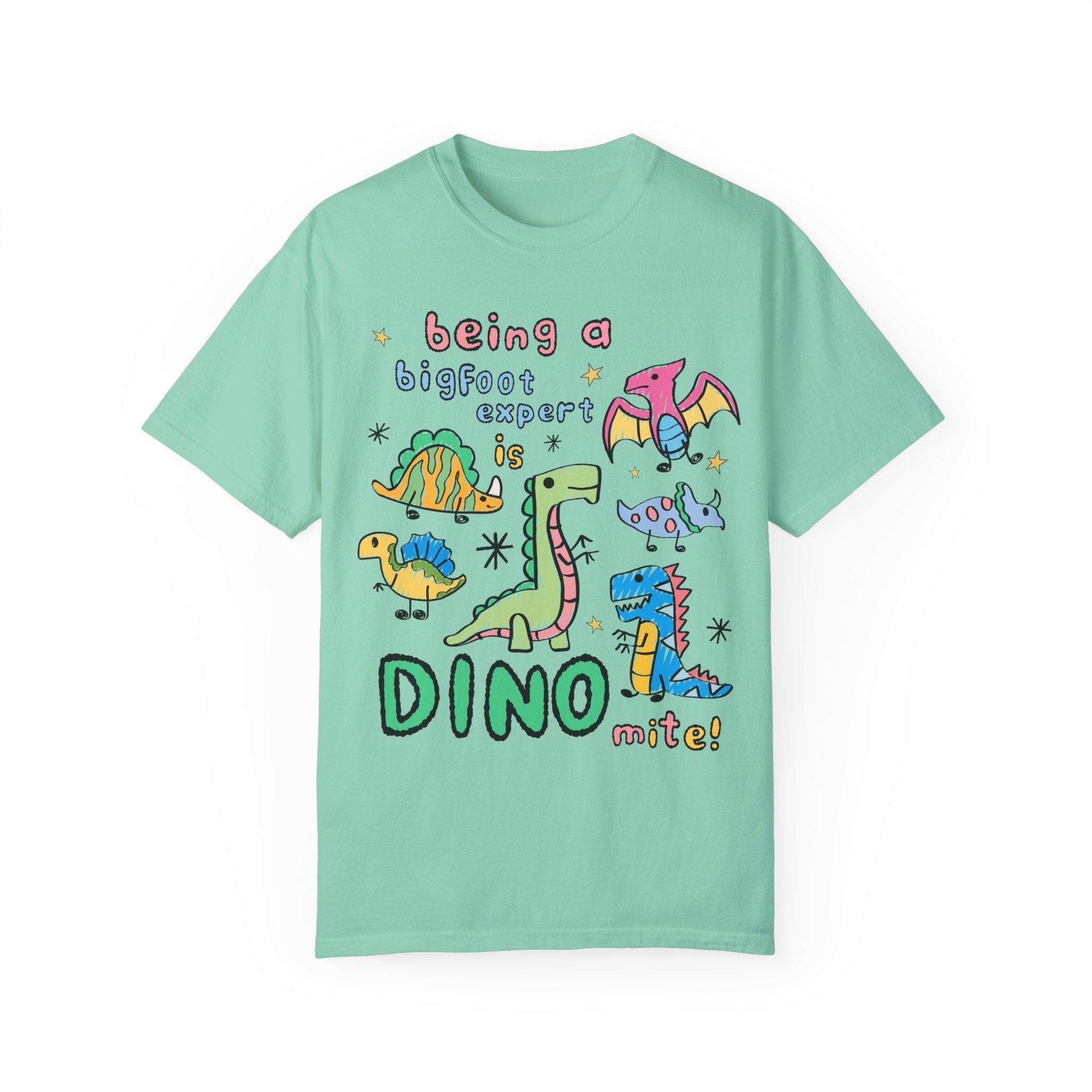 Bigfoot Expert Tee Shirt for Dinosaur Lover Who Loves Sasquatch, Funny Saying Birthday Gift, Mythical Creature, Famous American Folklore Tee - Opal and June