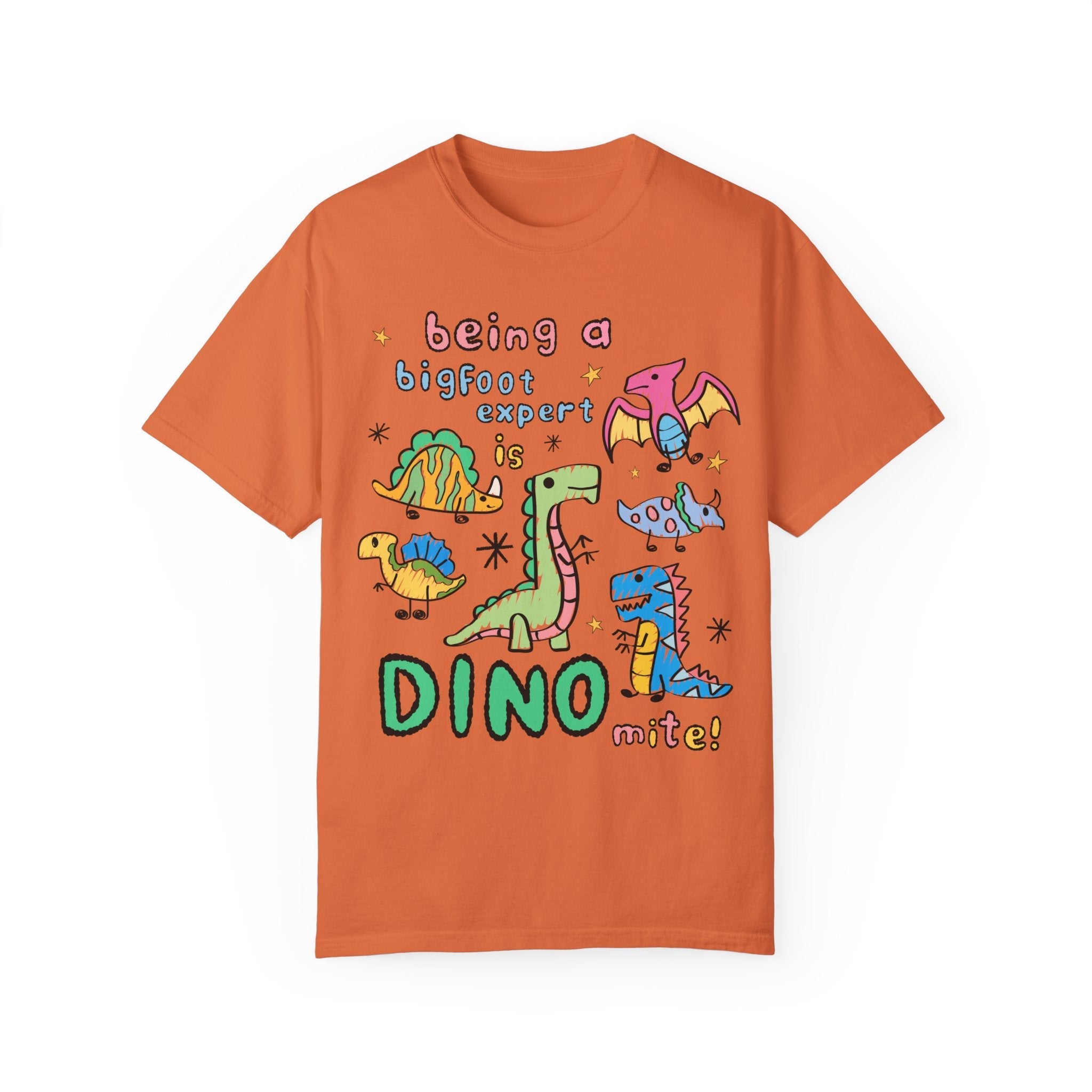 Bigfoot Expert Tee Shirt for Dinosaur Lover Who Loves Sasquatch, Funny Saying Birthday Gift, Mythical Creature, Famous American Folklore Tee - Opal and June