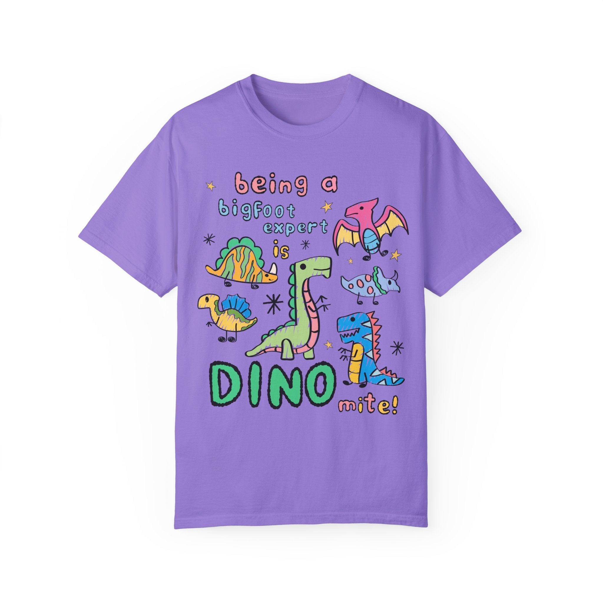 Bigfoot Expert Tee Shirt for Dinosaur Lover Who Loves Sasquatch, Funny Saying Birthday Gift, Mythical Creature, Famous American Folklore Tee - Opal and June