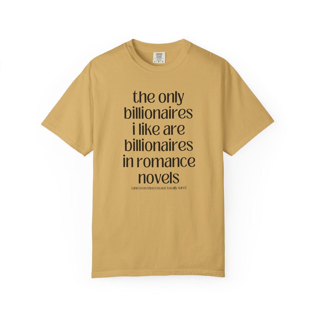 Billonaire Romance Reader Tee Shirt for Feminist, Silly Bookish Equal Right T-Shirt for Democratic Socialist, Cute Bookworm Tee with Ribbon - Opal and June