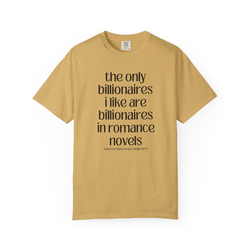 Billonaire Romance Reader Tee Shirt for Feminist, Silly Bookish Equal Right T-Shirt for Democratic Socialist, Cute Bookworm Tee with Ribbon - Opal and June