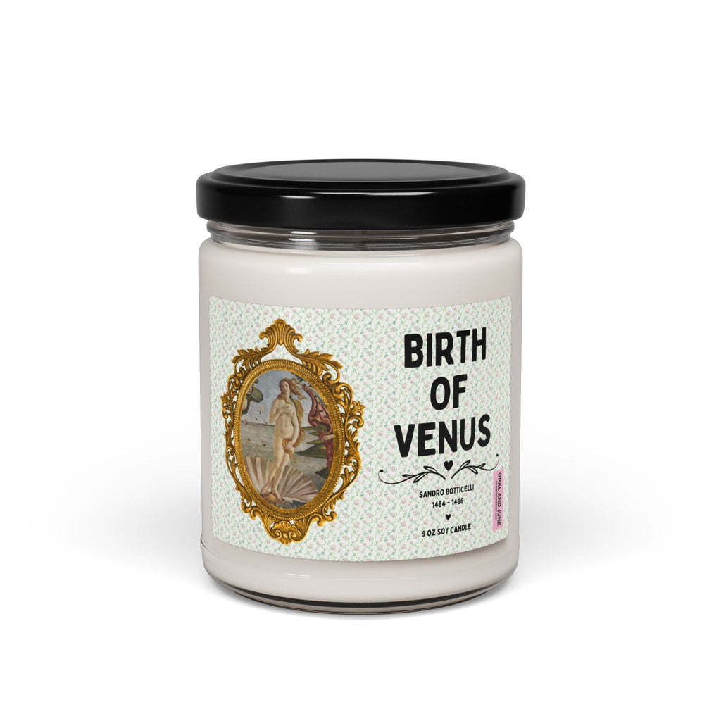 Birth of Venus by Sandro Botticelli: Candle - Opal and June