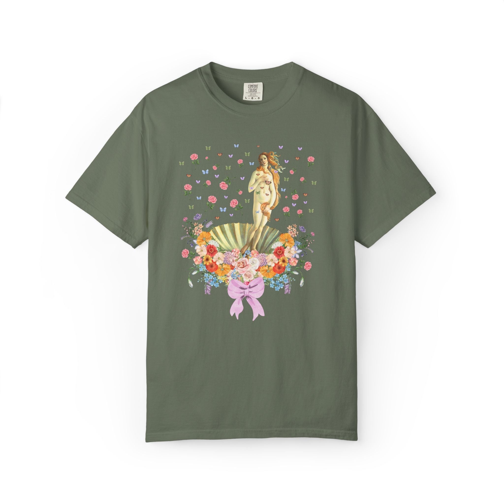 Birth of Venus Flower Collage Tee - Opal and June