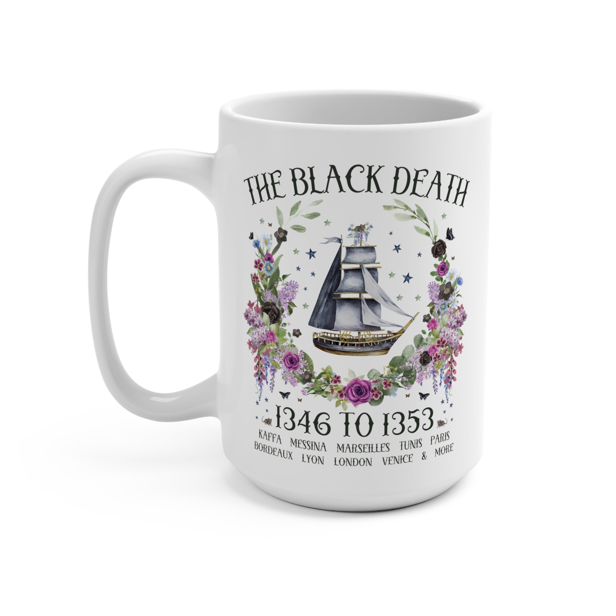 Black Death History Coffee Mug - Opal and June