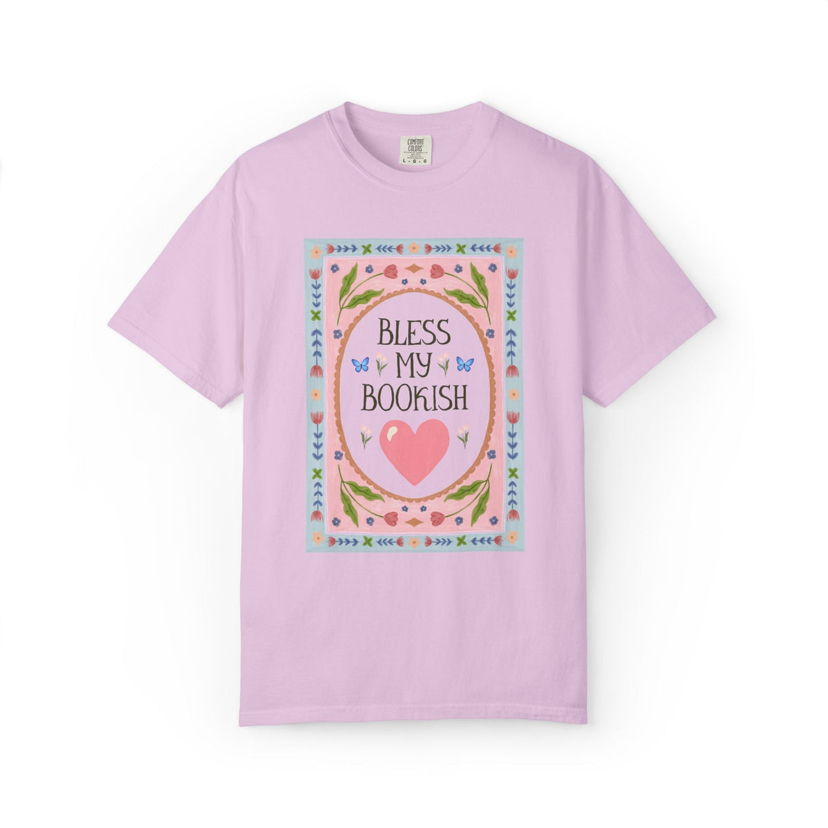 Bless My Bookish Heart Book Lover T-Shirt for Romance Reader or Classic Literature Bookworm, Cute School Librarian or Fantasy Reader Gift - Opal and June