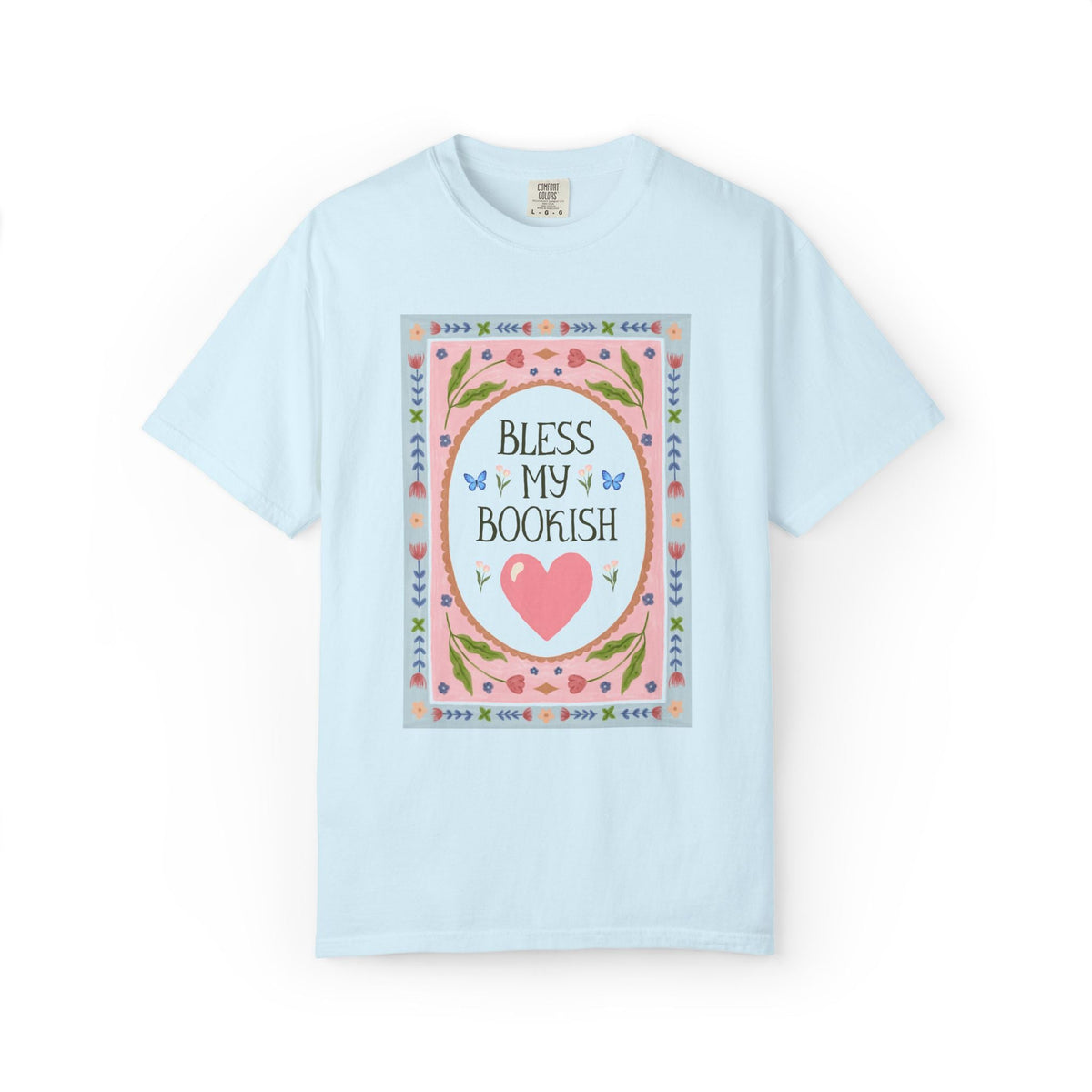 Bless My Bookish Heart Book Lover T-Shirt for Romance Reader or Classic Literature Bookworm, Cute School Librarian or Fantasy Reader Gift - Opal and June