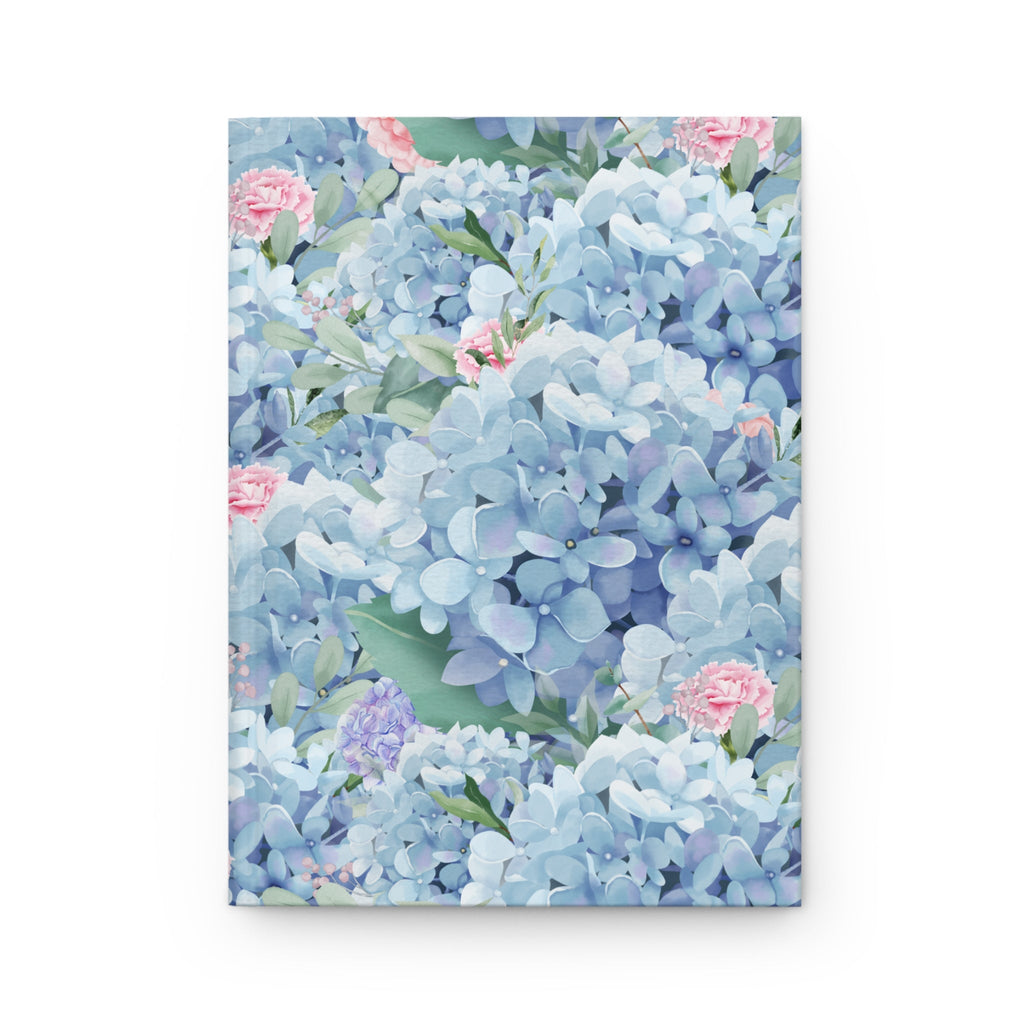 Blue Boho Floral Notebook for School or Work: Hardcover Notebook for Teacher or Writer - Opal and June