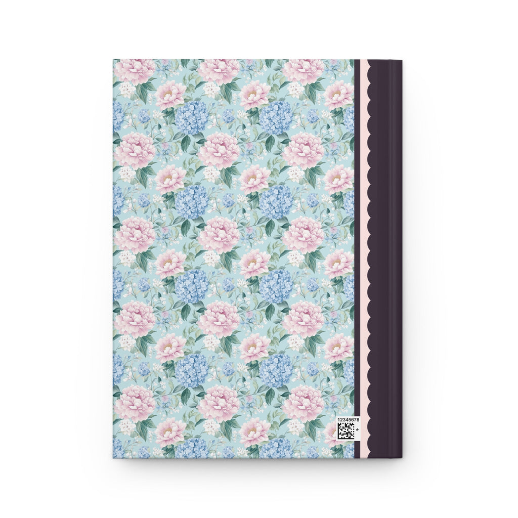 Blue Floral Cottagecore Notebook - Opal and June