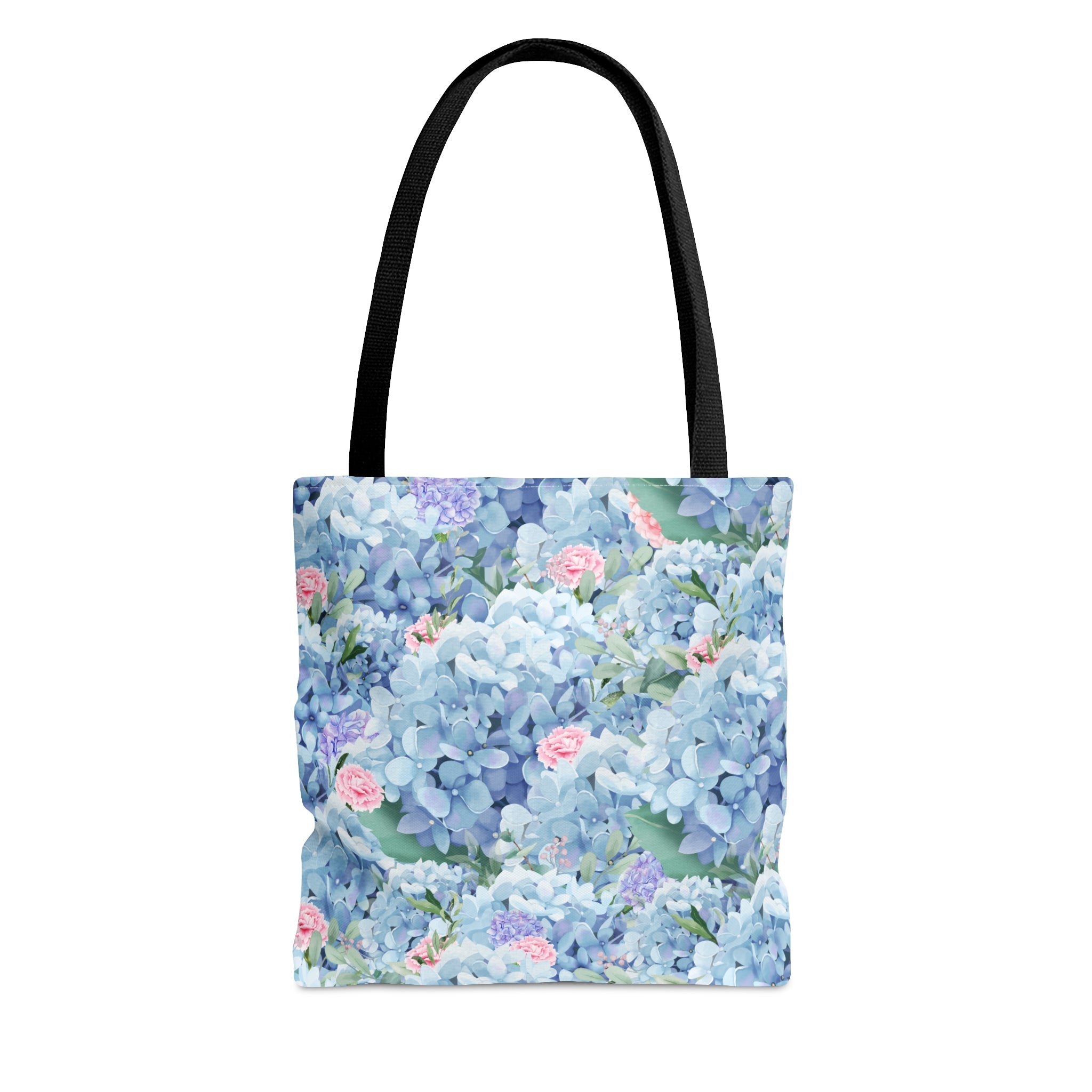 Blue Floral Hydrangea Tote Bag - Opal and June