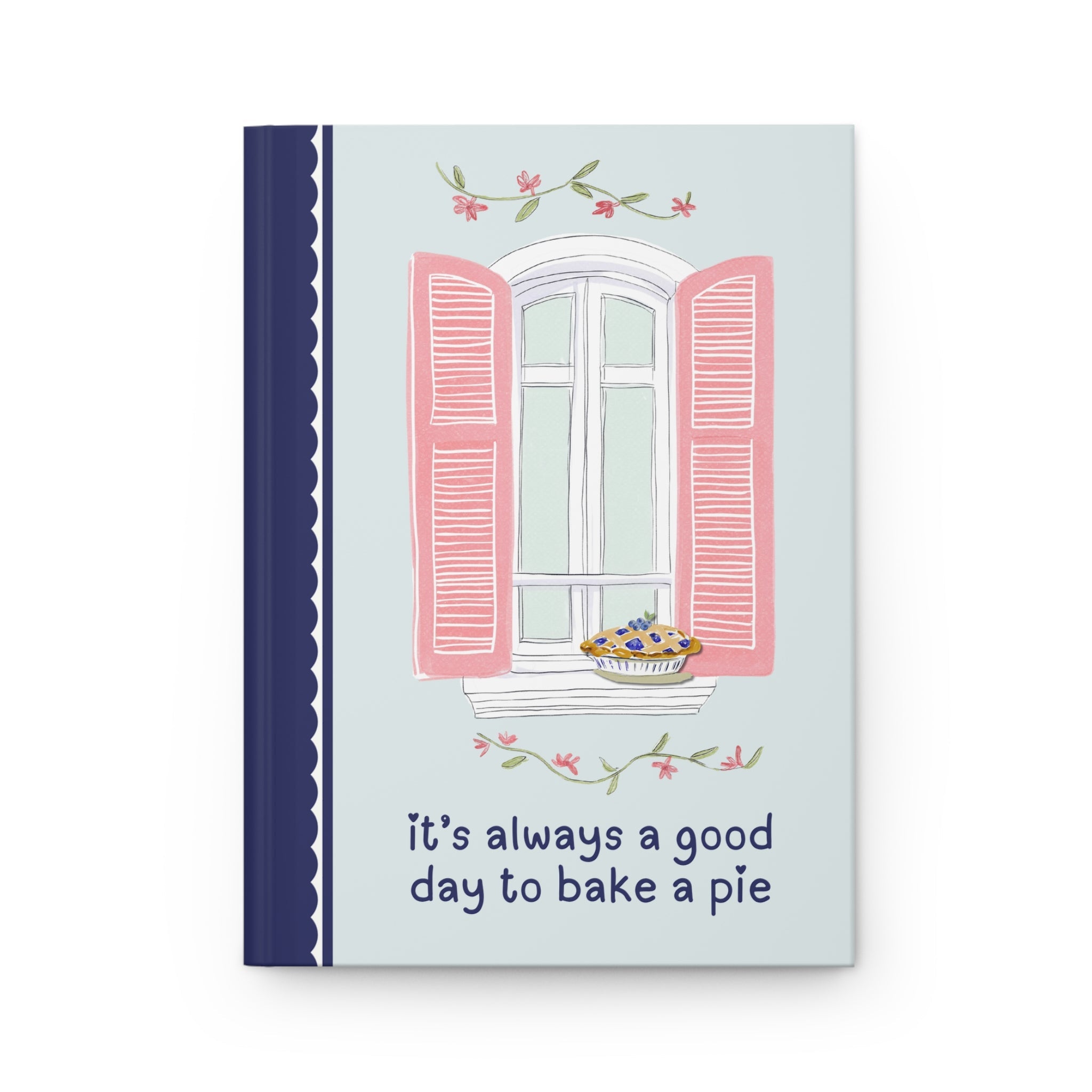 Blueberry Pie Baking Journal - Opal and June