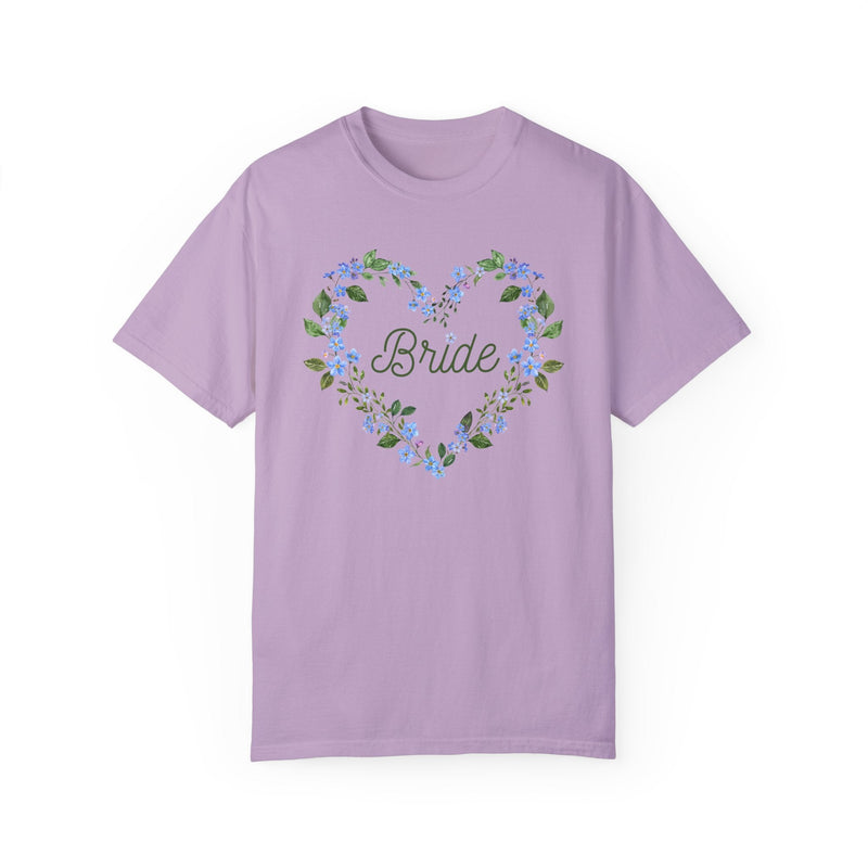 Boho Cottagecore Bride Tee Shirt for Engaged Friend - Opal and June