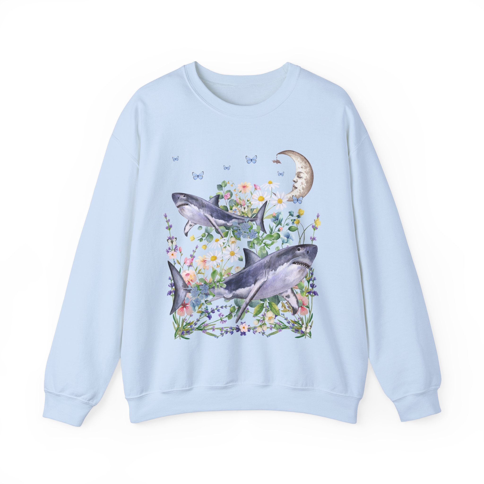 Boho Floral Shark Sweatshirt - Opal and June