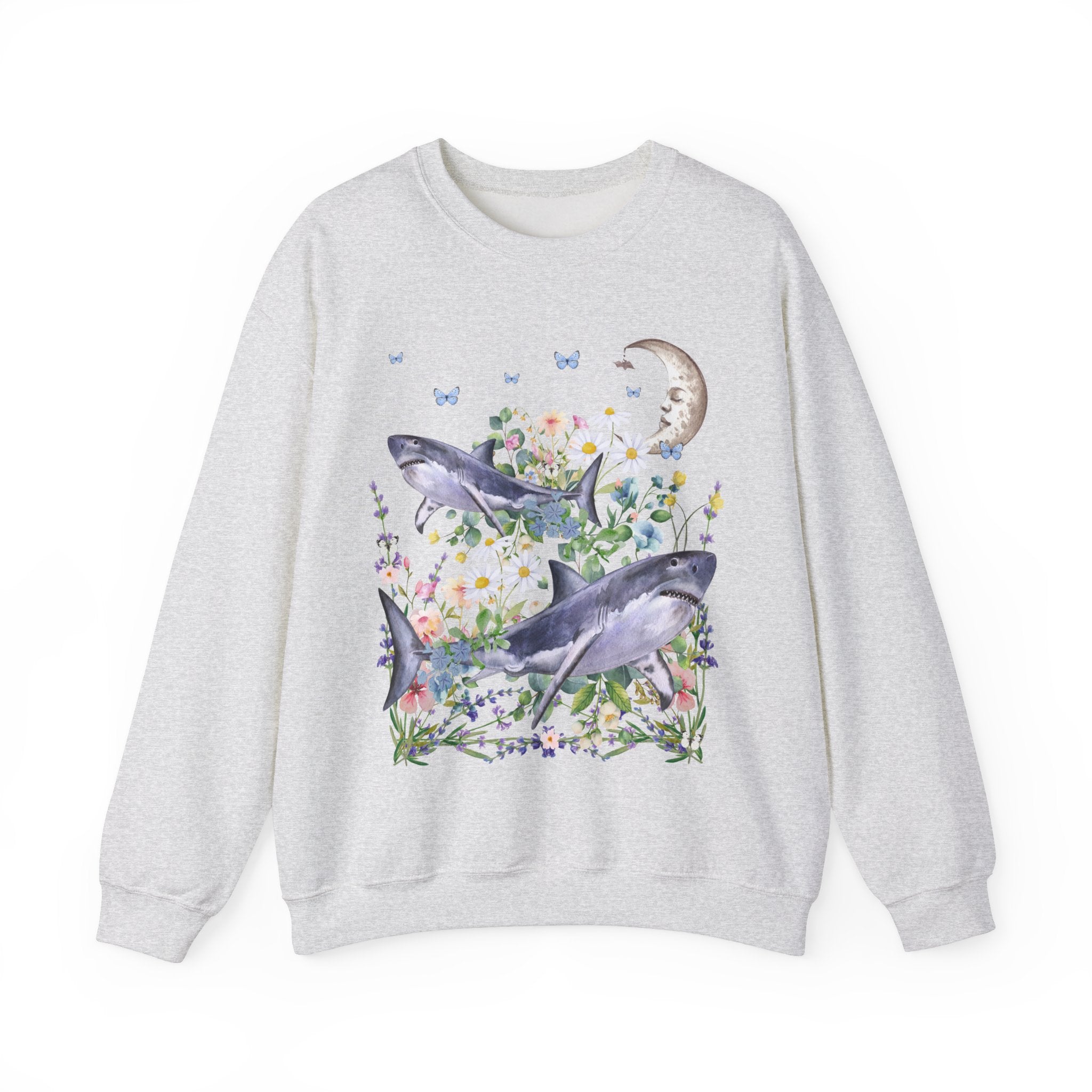 Boho Floral Shark Sweatshirt - Opal and June