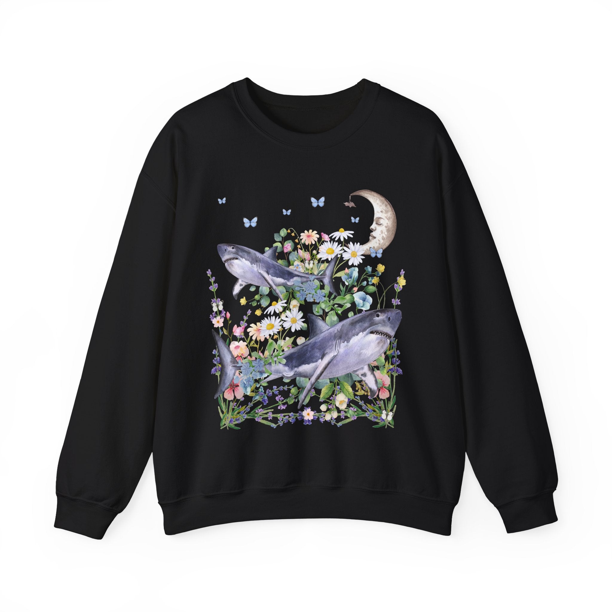 Boho Floral Shark Sweatshirt - Opal and June