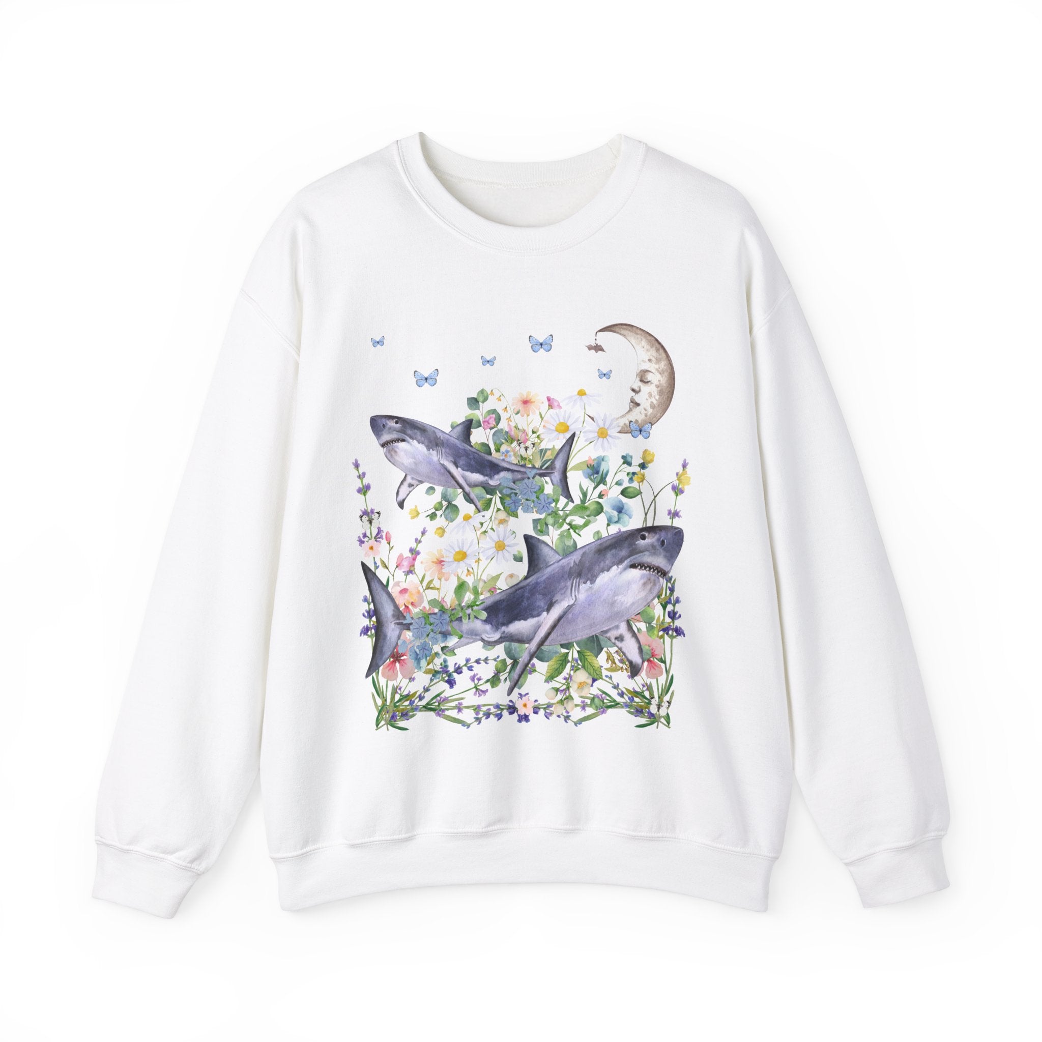Boho Floral Shark Sweatshirt - Opal and June