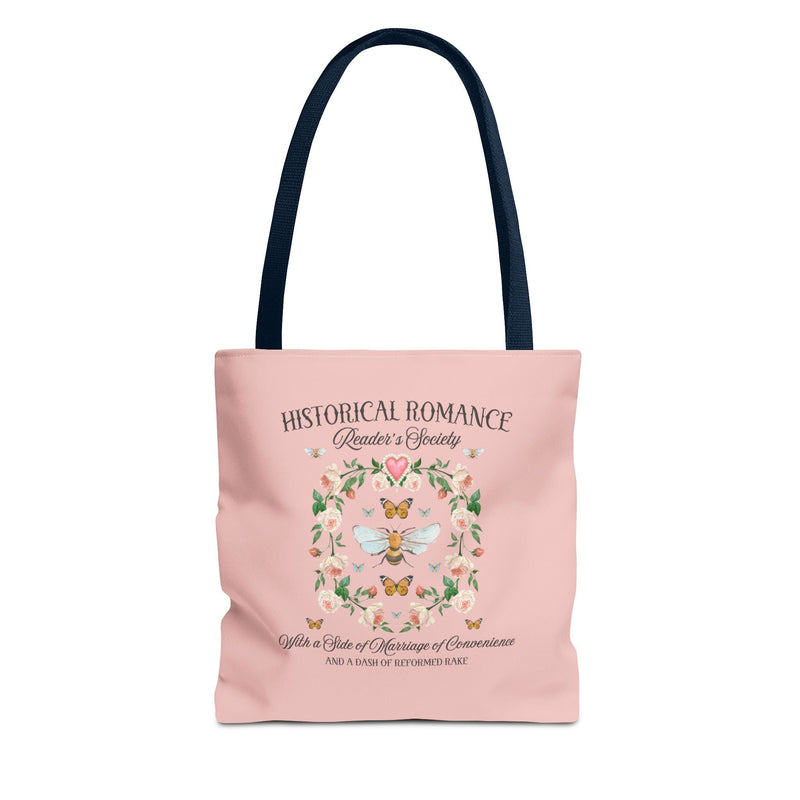 Boho Historical Romance Tote Bag for Romance Reader - Opal and June