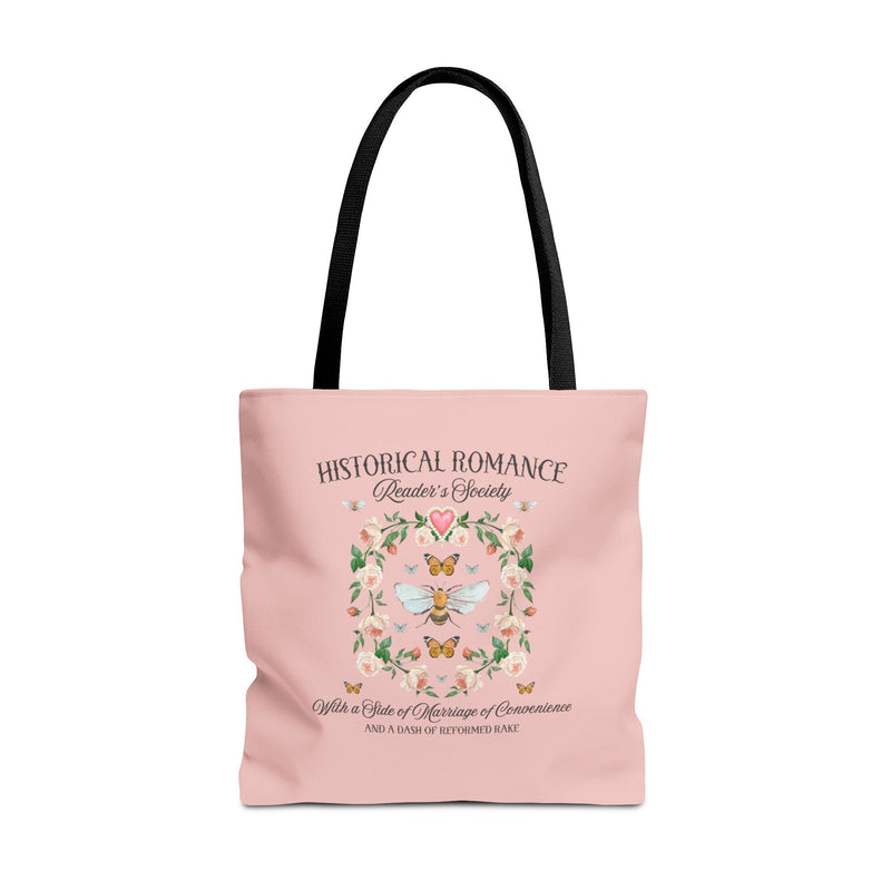 Boho Historical Romance Tote Bag for Romance Reader - Opal and June