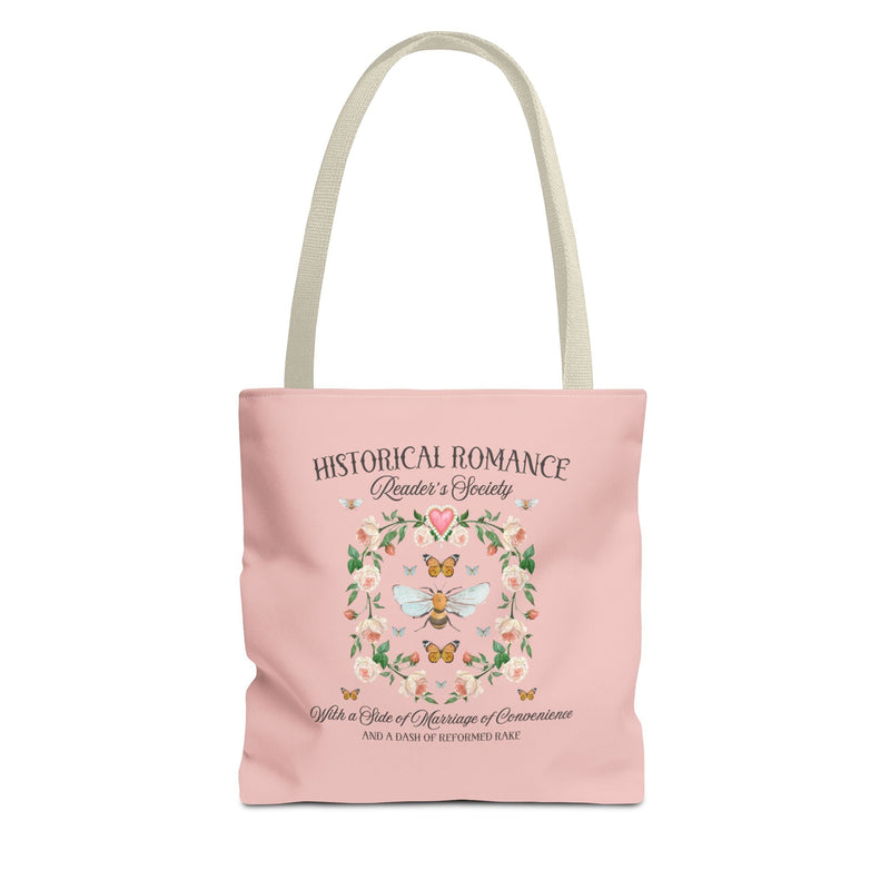 Boho Historical Romance Tote Bag for Romance Reader - Opal and June