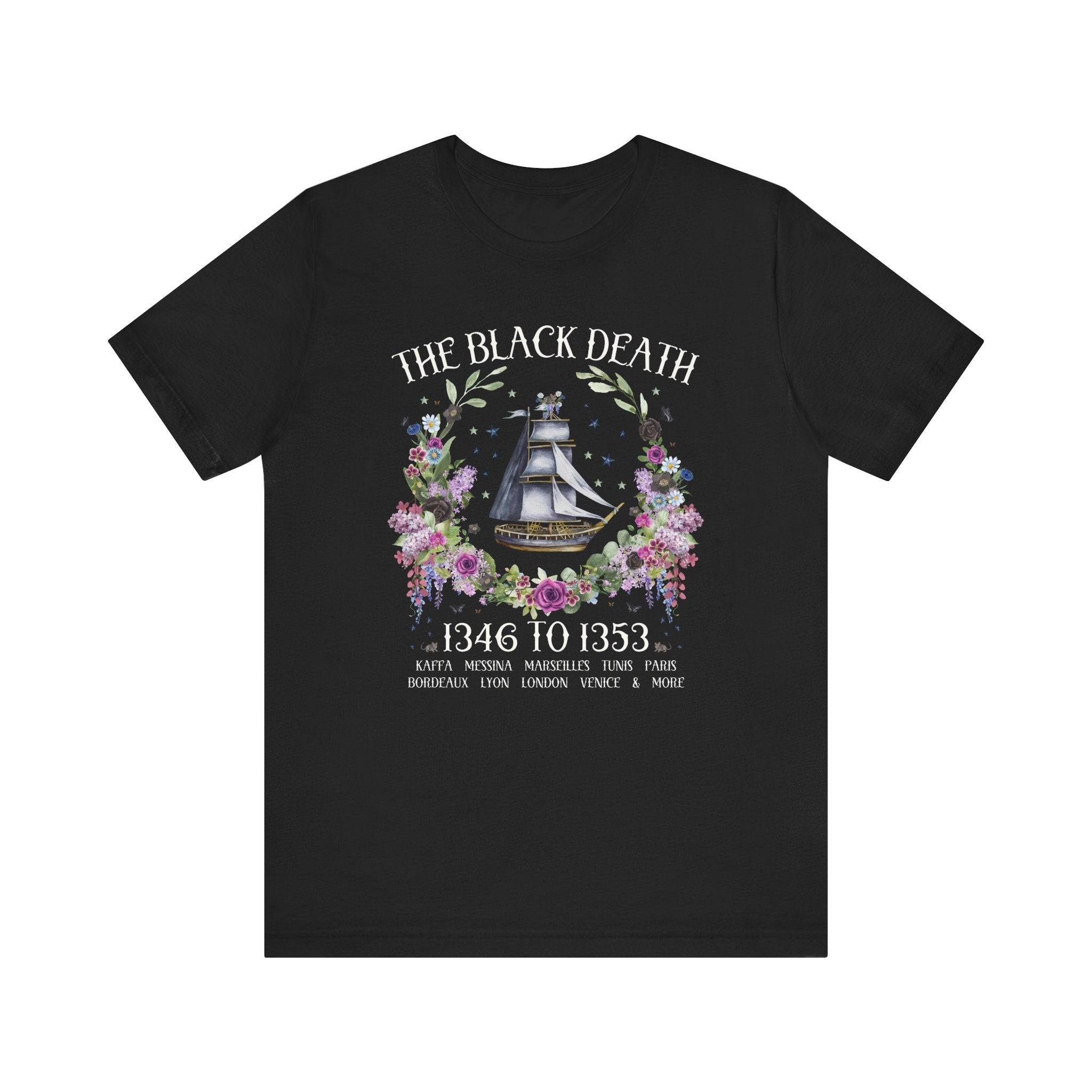 Boho History Black Death Tee Shirt - Opal and June