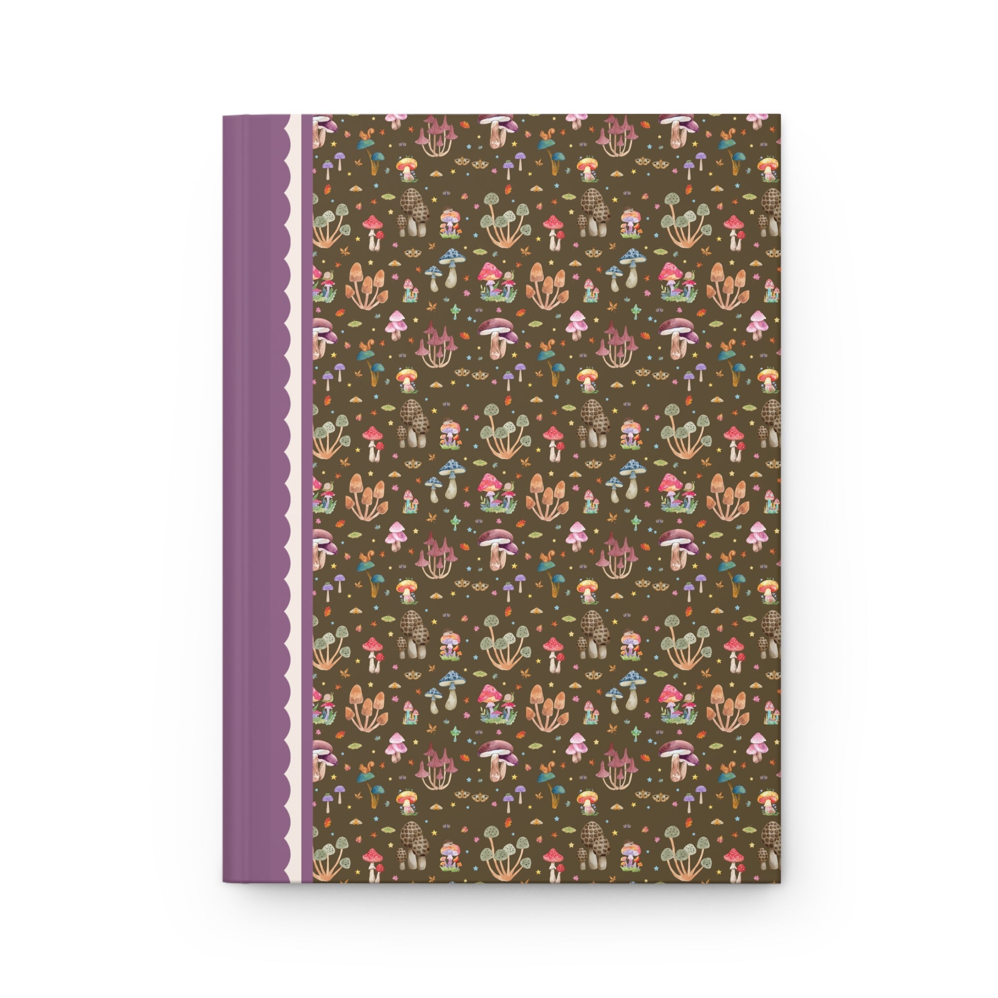Boho Mushroom Notebook with Adorable Y2K Vibes, Eclectic Grandma Journal for Fall, Cute Animal Lover Present for Fall, Cozy Whimsigoth Gift - Opal and June