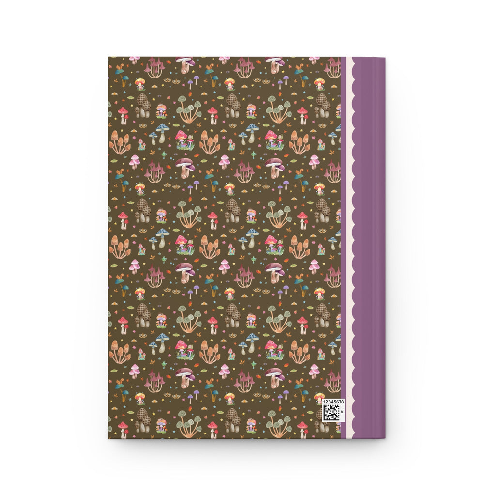 Boho Mushroom Notebook with Adorable Y2K Vibes, Eclectic Grandma Journal for Fall, Cute Animal Lover Present for Fall, Cozy Whimsigoth Gift - Opal and June