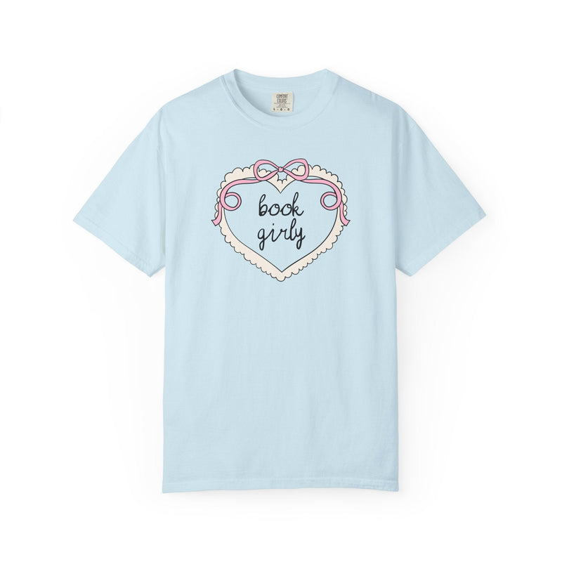 Book Girl Tee Shirt for Romance Reader or Historical Fiction Reader, Funny and Sweet Book Lover Gift Idea for Bookworm, Cute 90s Aesthetic - Opal and June