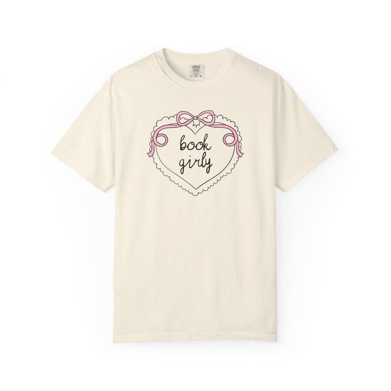 Book Girl Tee Shirt for Romance Reader or Historical Fiction Reader, Funny and Sweet Book Lover Gift Idea for Bookworm, Cute 90s Aesthetic - Opal and June