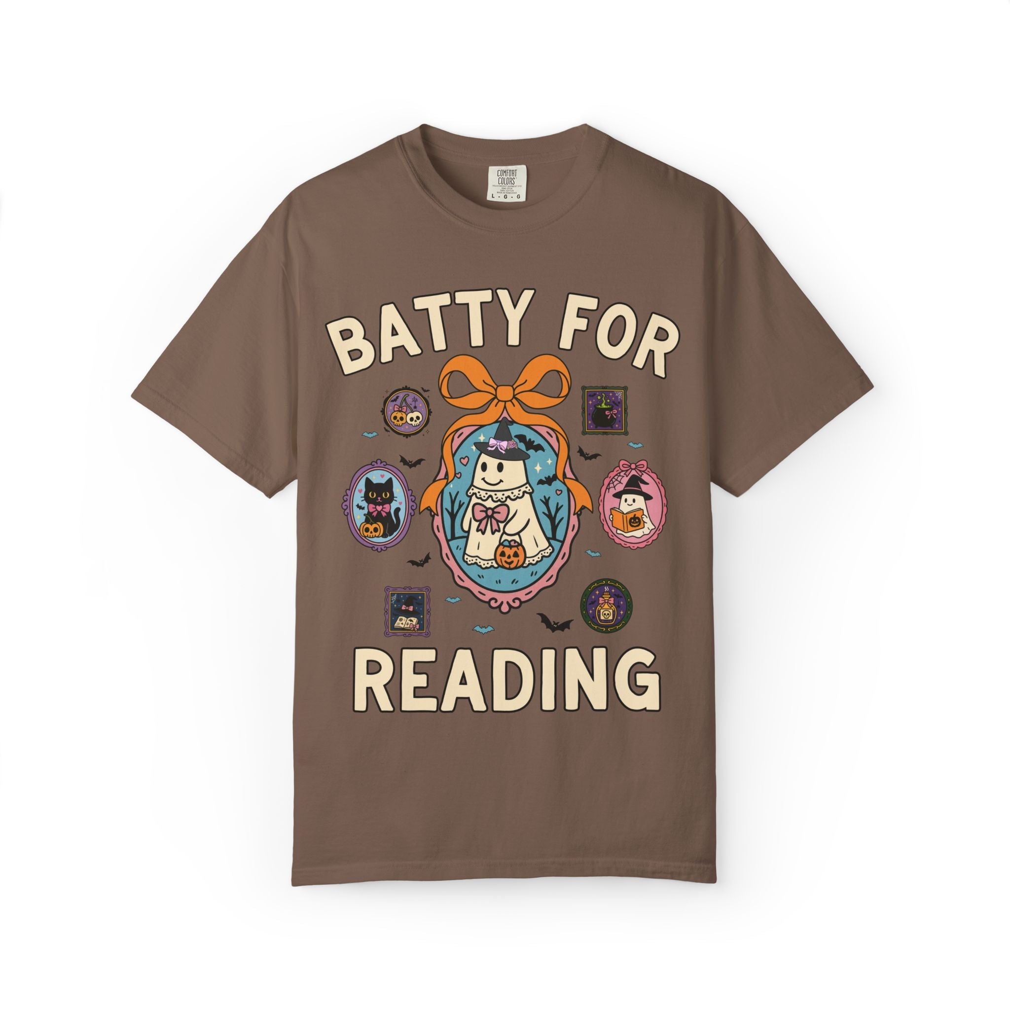 Book Lover Batty for Reading Tee - Opal and June