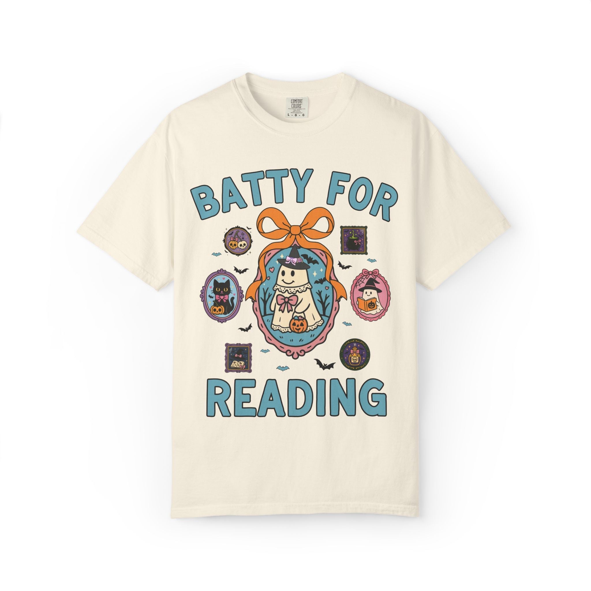 Book Lover Batty for Reading Tee - Opal and June