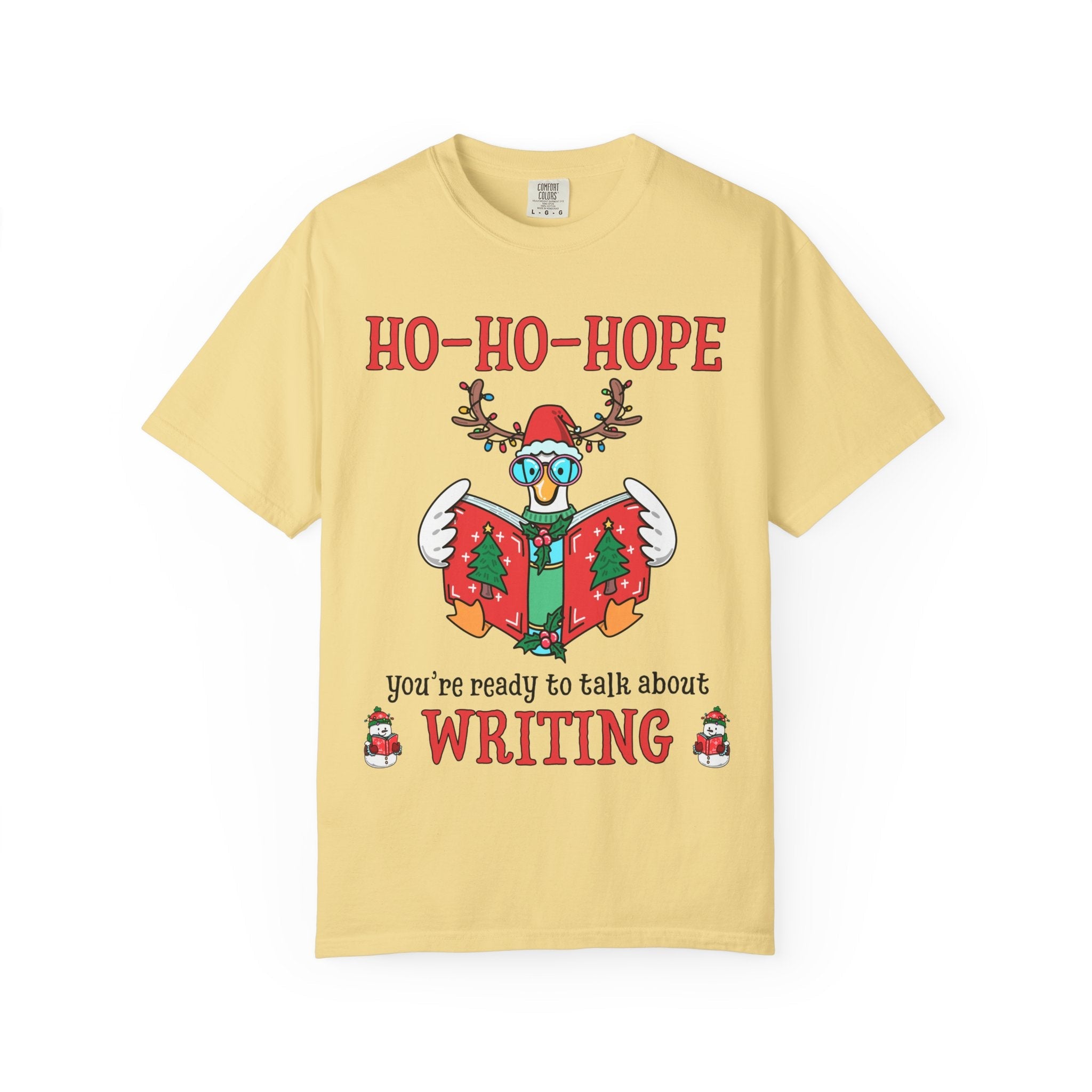 Book Lover Christmas Matching Tee Shirts for School Librarians, Reading Teacher, English Literature Professor, High School ELA Department - Opal and June