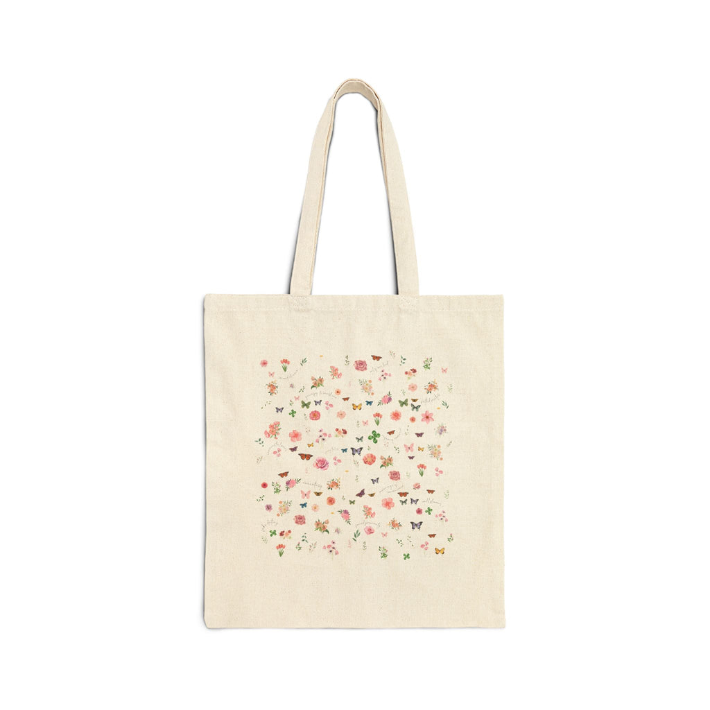 Book Lover Cottagecore Tote Bag: Historical Fantasy Romance Reader Tropes - Opal and June