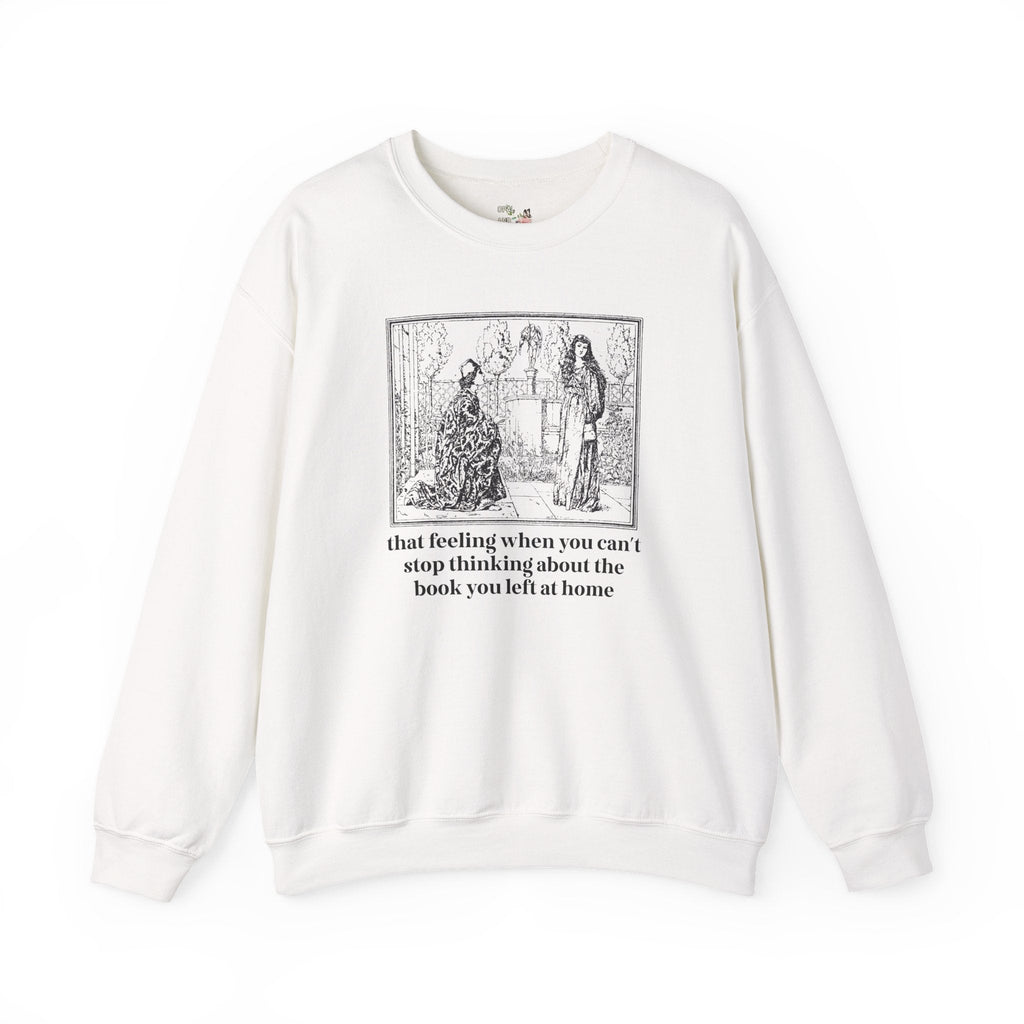 Book Lover Funny Saying Sweatshirt, Romance Reader or Librarian, Silly Bookish Shirt with Vintage Aesthetic, Funny Sarcastic Bookworm Gift - Opal and June