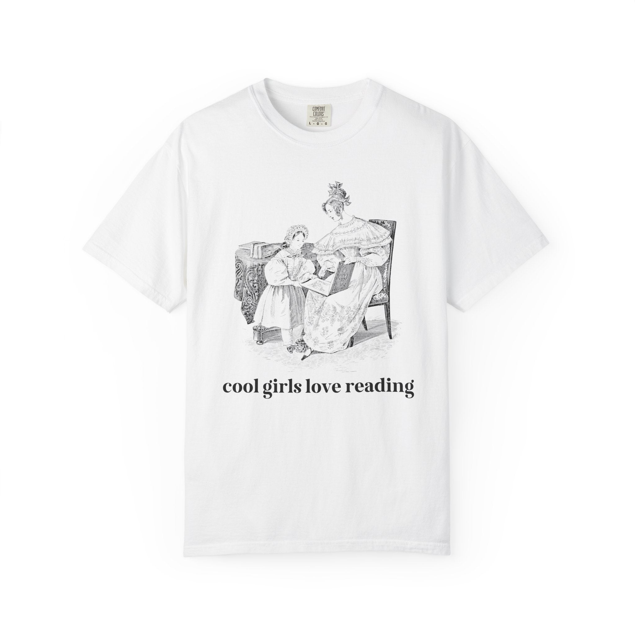 Book Lover Gift Idea for Librarian or Mom Teaching Daughter to Read: Cool Girls Love Reading, Sweet Bookish Gift for Bookworm, Moms who Read - Opal and June
