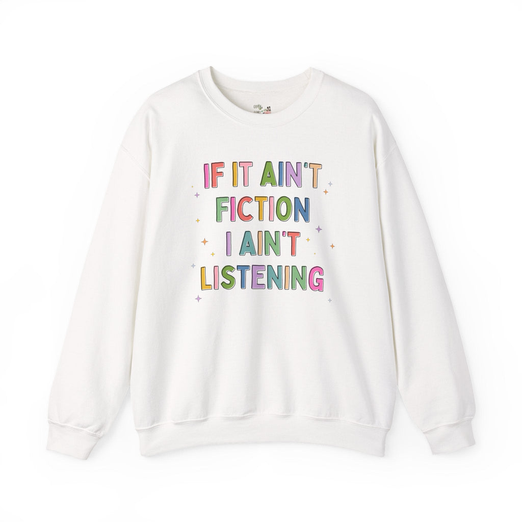Book Lover Sweatshirt for Friend Who Loves Romantasy Novels or Historical Fiction, Cute Bookish Shirt, Reader or School Librarian, Bookworm - Opal and June