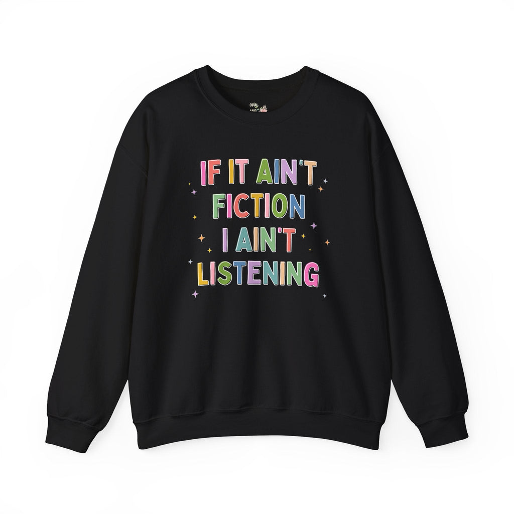 Book Lover Sweatshirt for Friend Who Loves Romantasy Novels or Historical Fiction, Cute Bookish Shirt, Reader or School Librarian, Bookworm - Opal and June