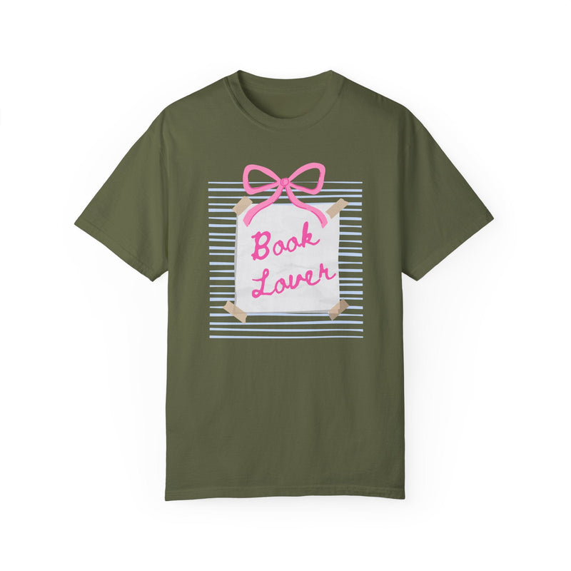 Book Lover Tee Shirt with Bow - Opal and June