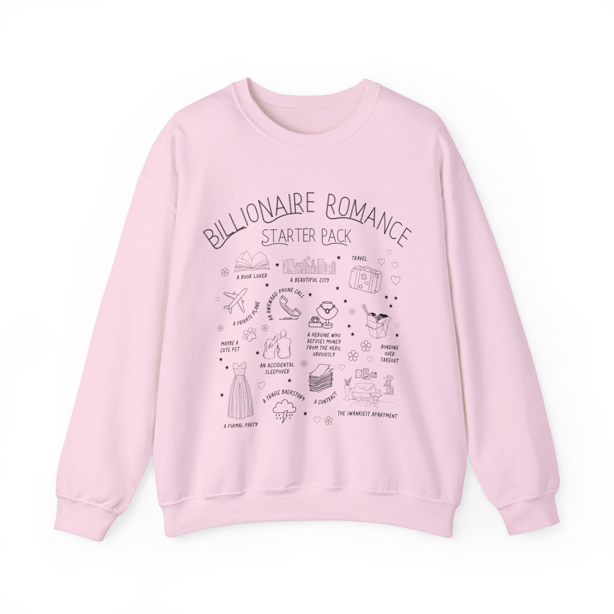 Bookish Billionaire Romance Tropes Sweatshirt - Opal and June
