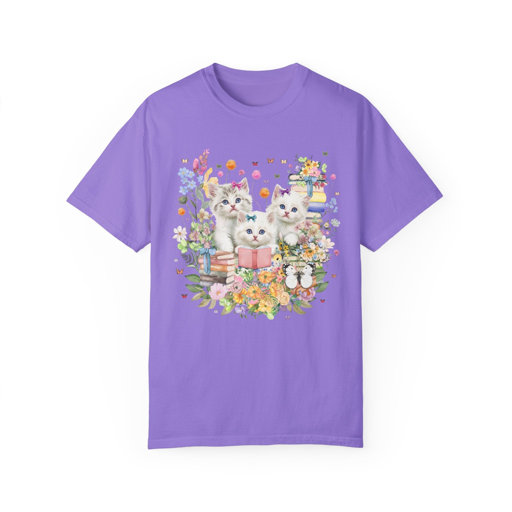 Bookish Cat Lover Tee - Opal and June