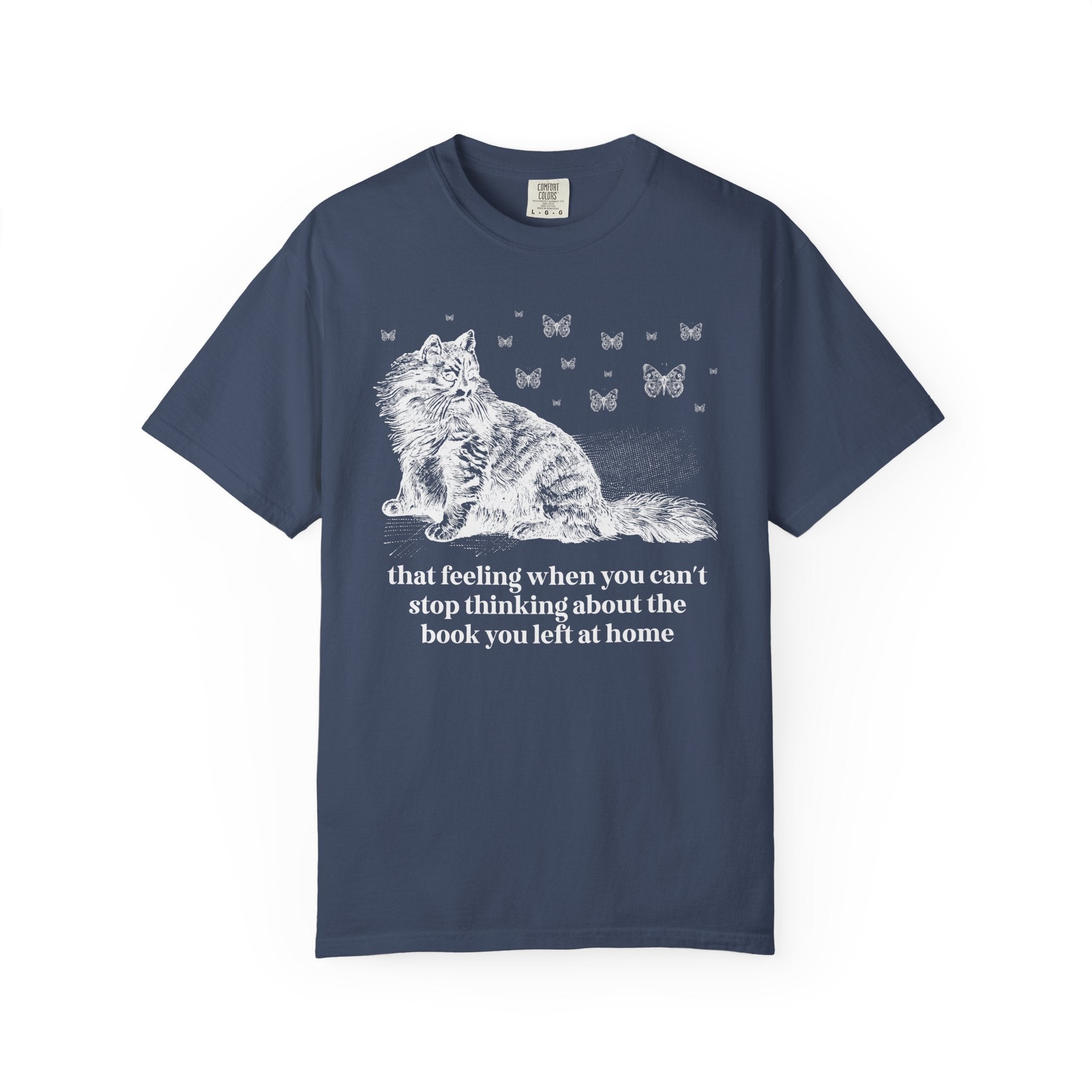 Bookish Cat Lover Tee - Opal and June