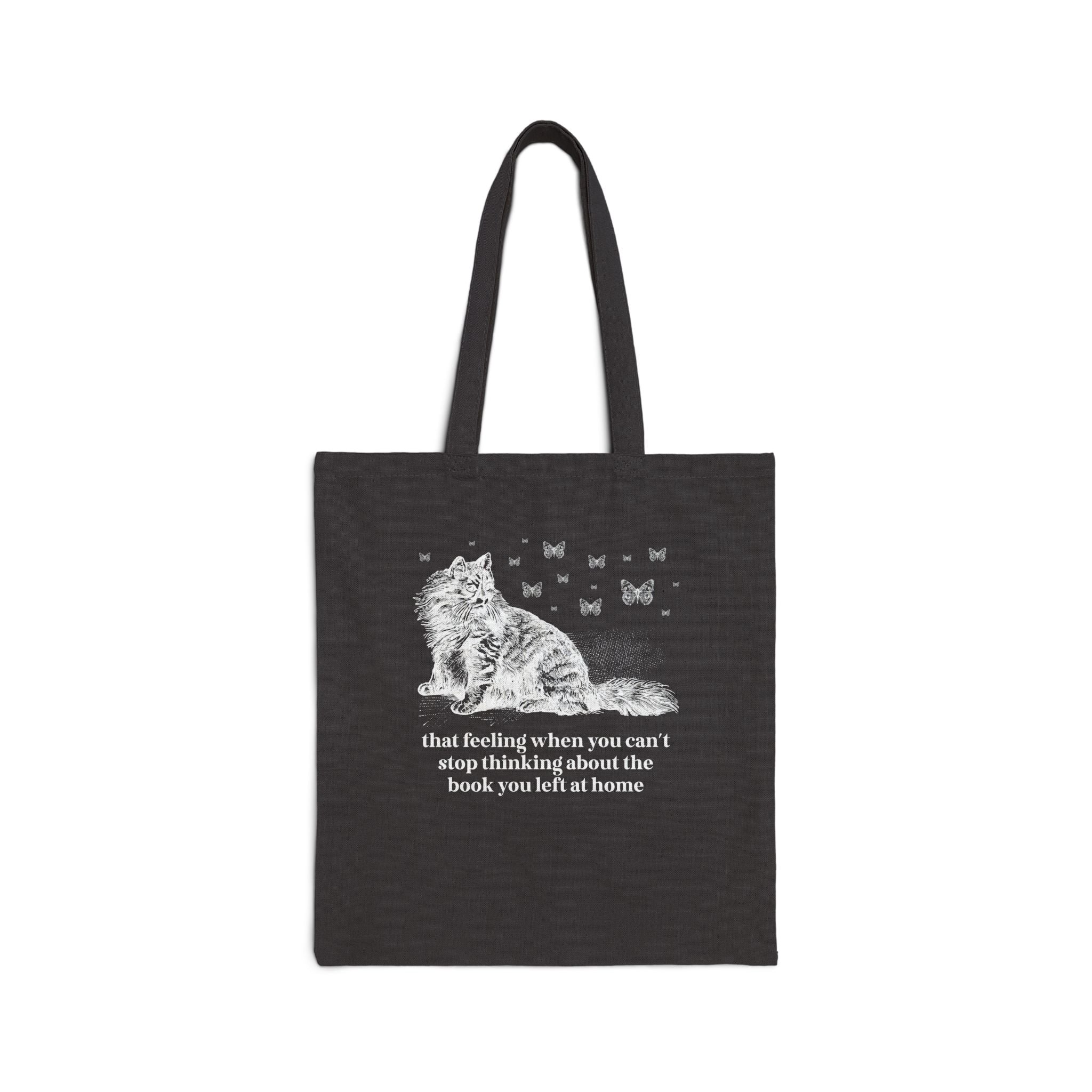Bookish Cat Lover Tote - Opal and June