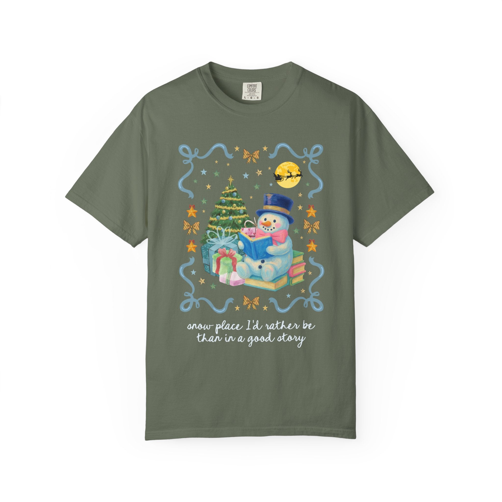 Bookish Christmas T-Shirt - Opal and June