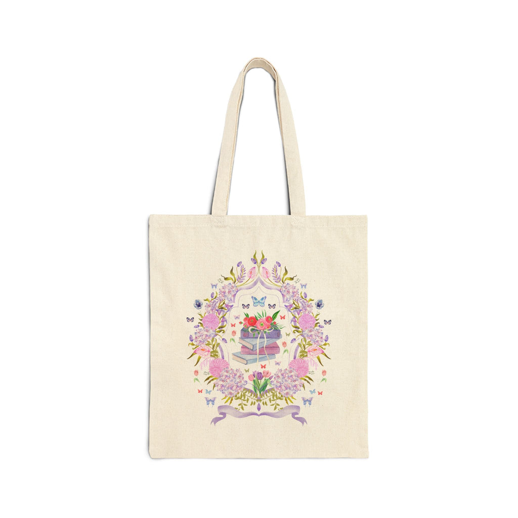 Bookish Coquette Aesthetic Tote Bag - Opal and June