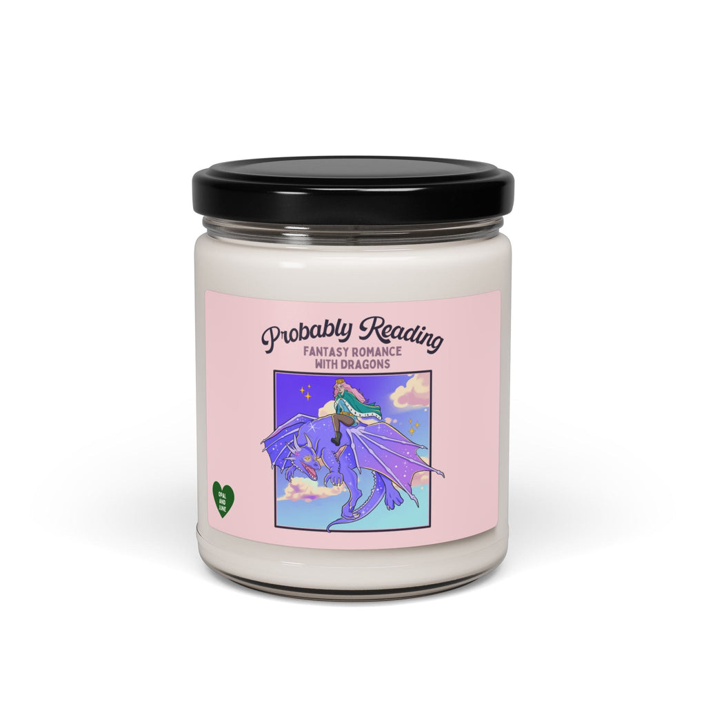 Bookish Dragon Candle - Opal and June