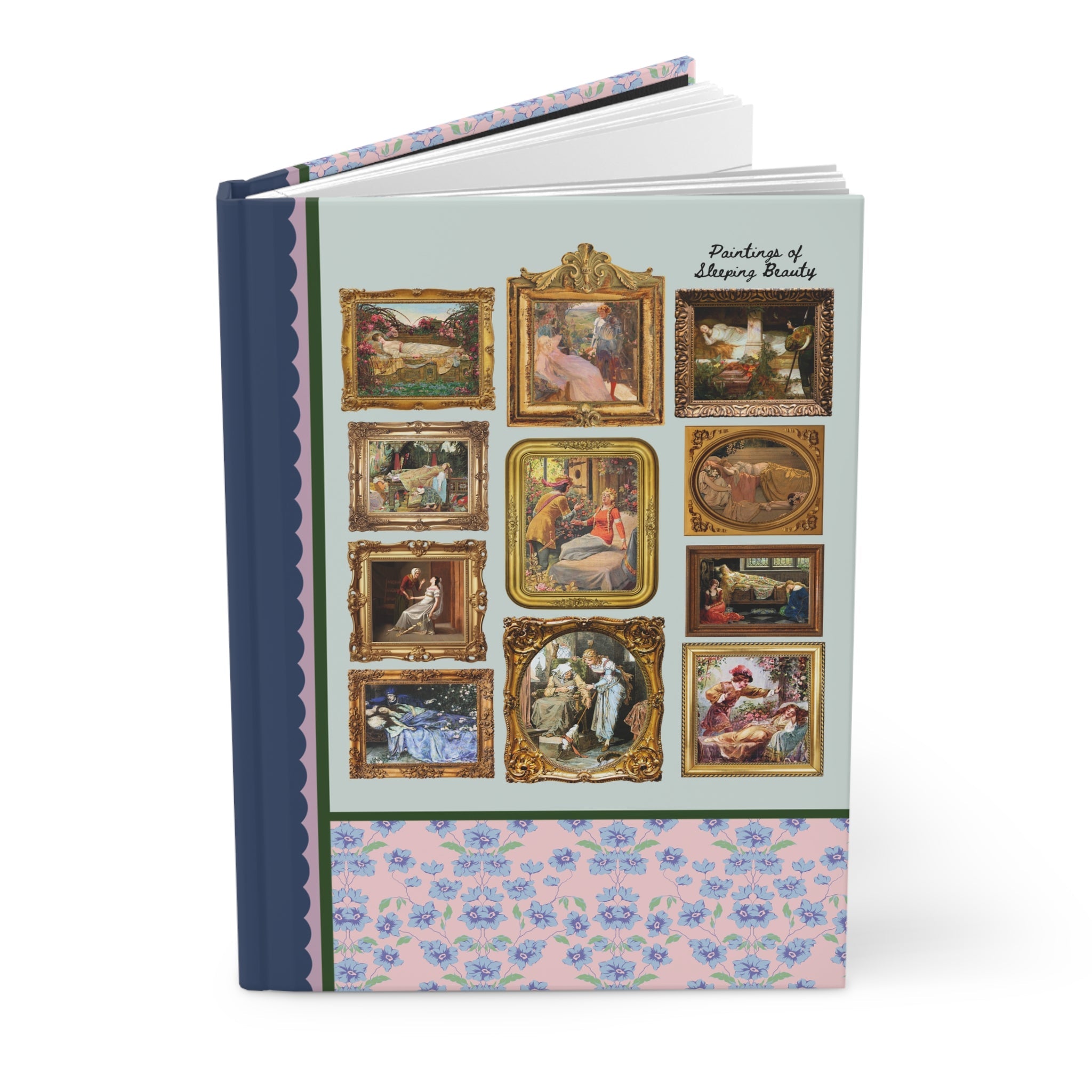 Bookish Fairy Tale Art History Notebook: Paintings of Sleeping Beauty, Charles Perrault, Brothers Grimm, European Folklore, 19th Century Art - Opal and June
