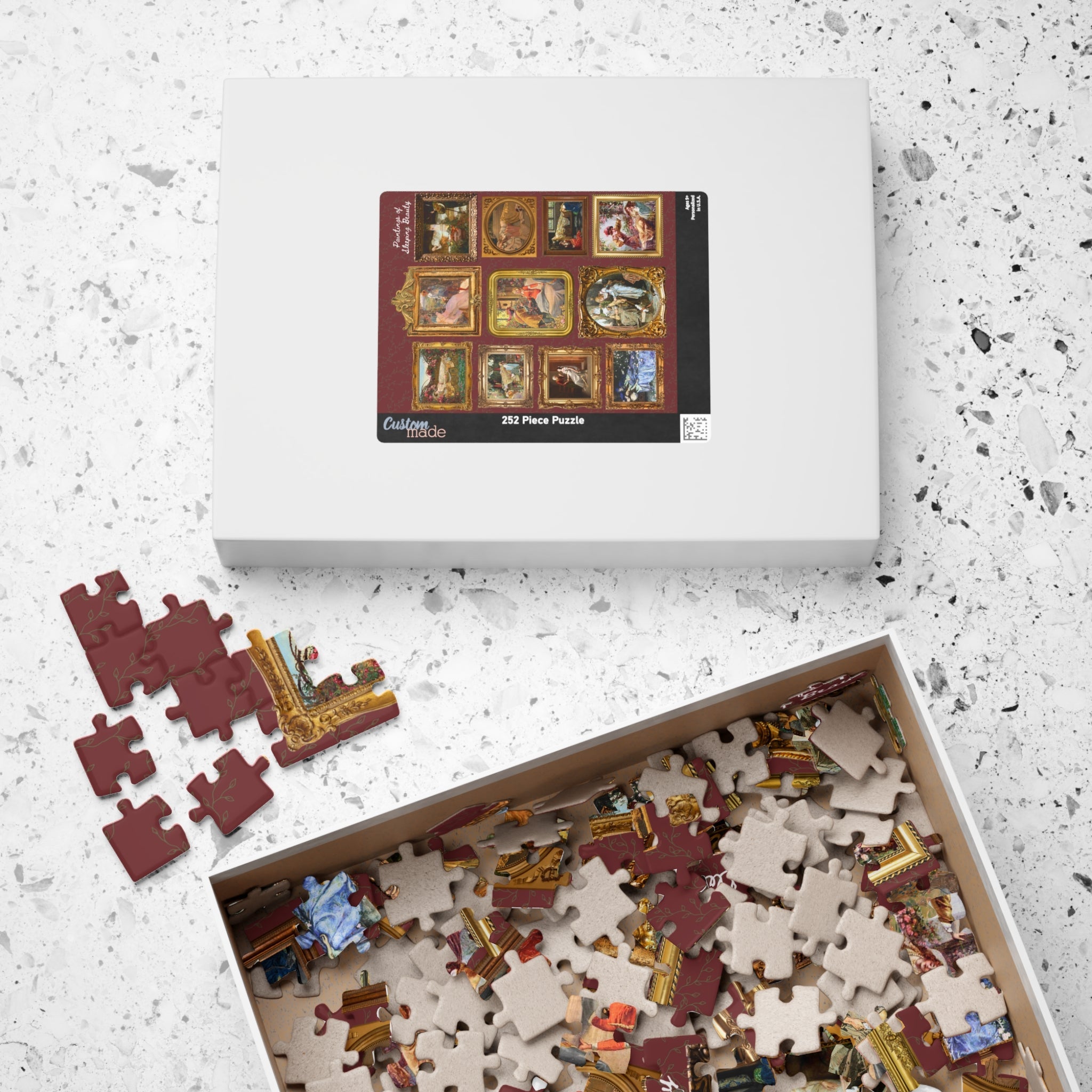 Bookish Fairy Tale Art History Puzzle: Paintings of Sleeping Beauty - Opal and June